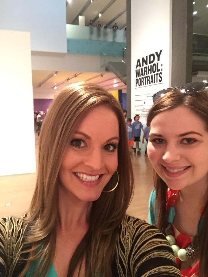 Andrea and Annie at the Phoenix Art Museum