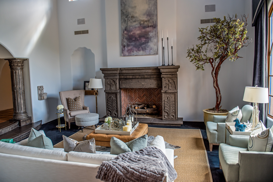 After: A Modern Santa Barbara-style Living Room