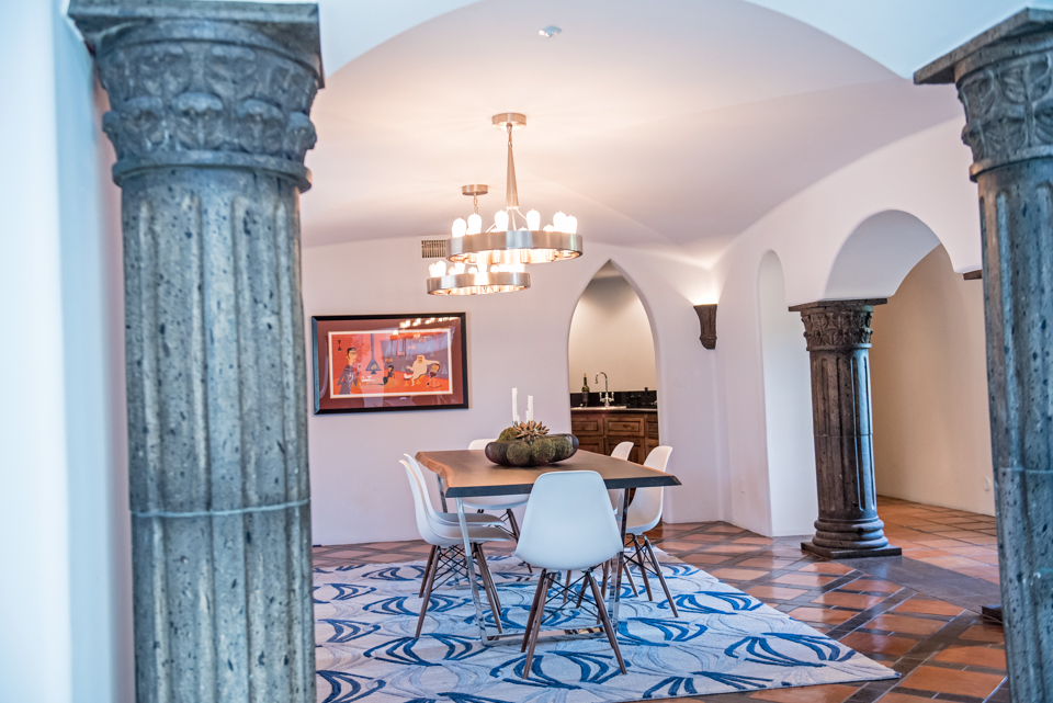 After, Midcentury Modern-Inspired Dining Room
