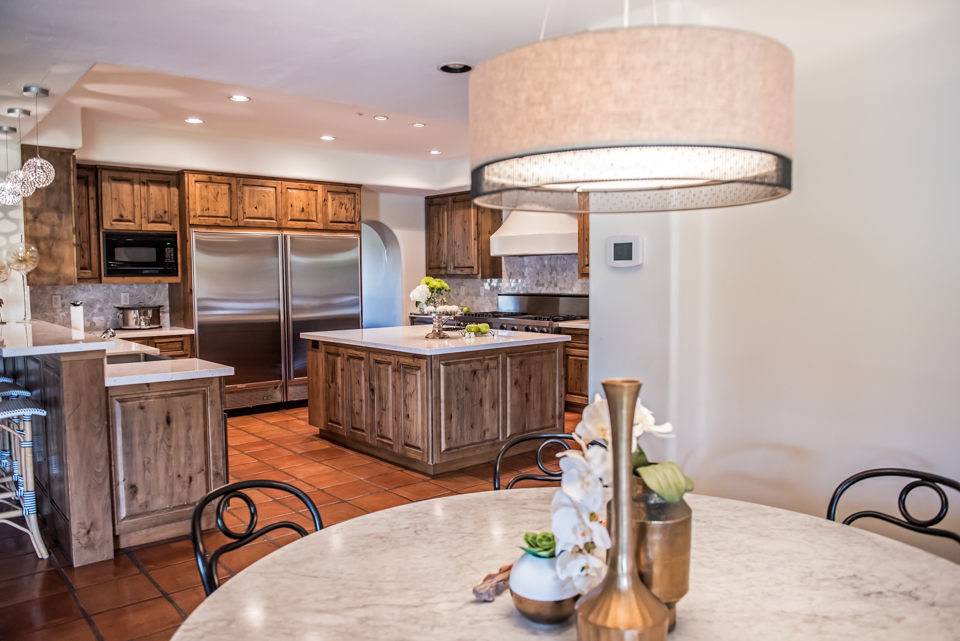 After: Modern Kitchen Nook with Custom Table