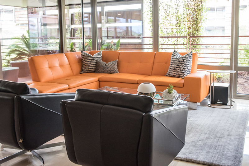 Modern Miami-inspired Living Area, Scottsdale Optima Camelview