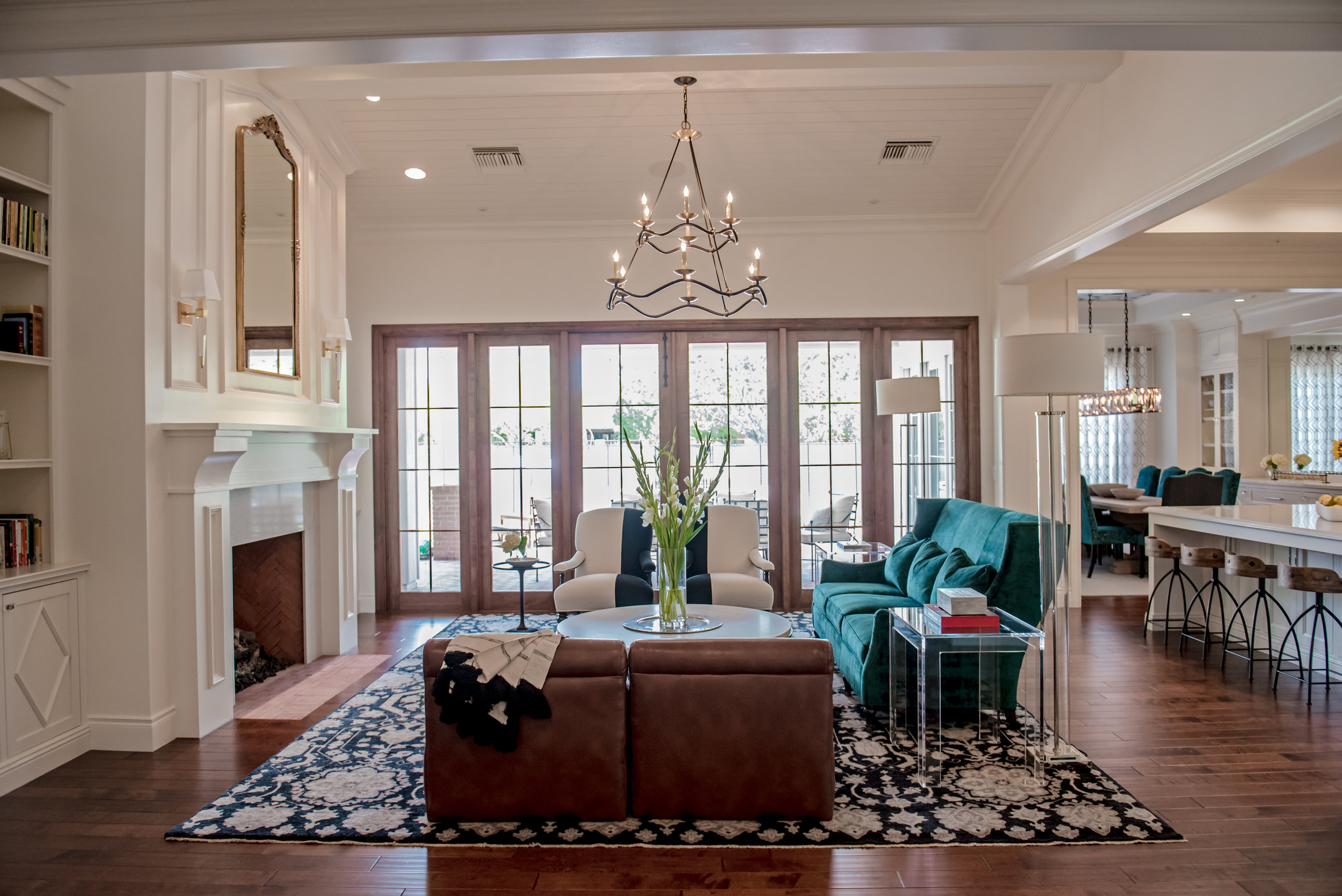 2+GreatRoom+Millwork+Chandelier+Transitional+Eclectic+Fireplace+PlankedCeiling+Velvet.jpg