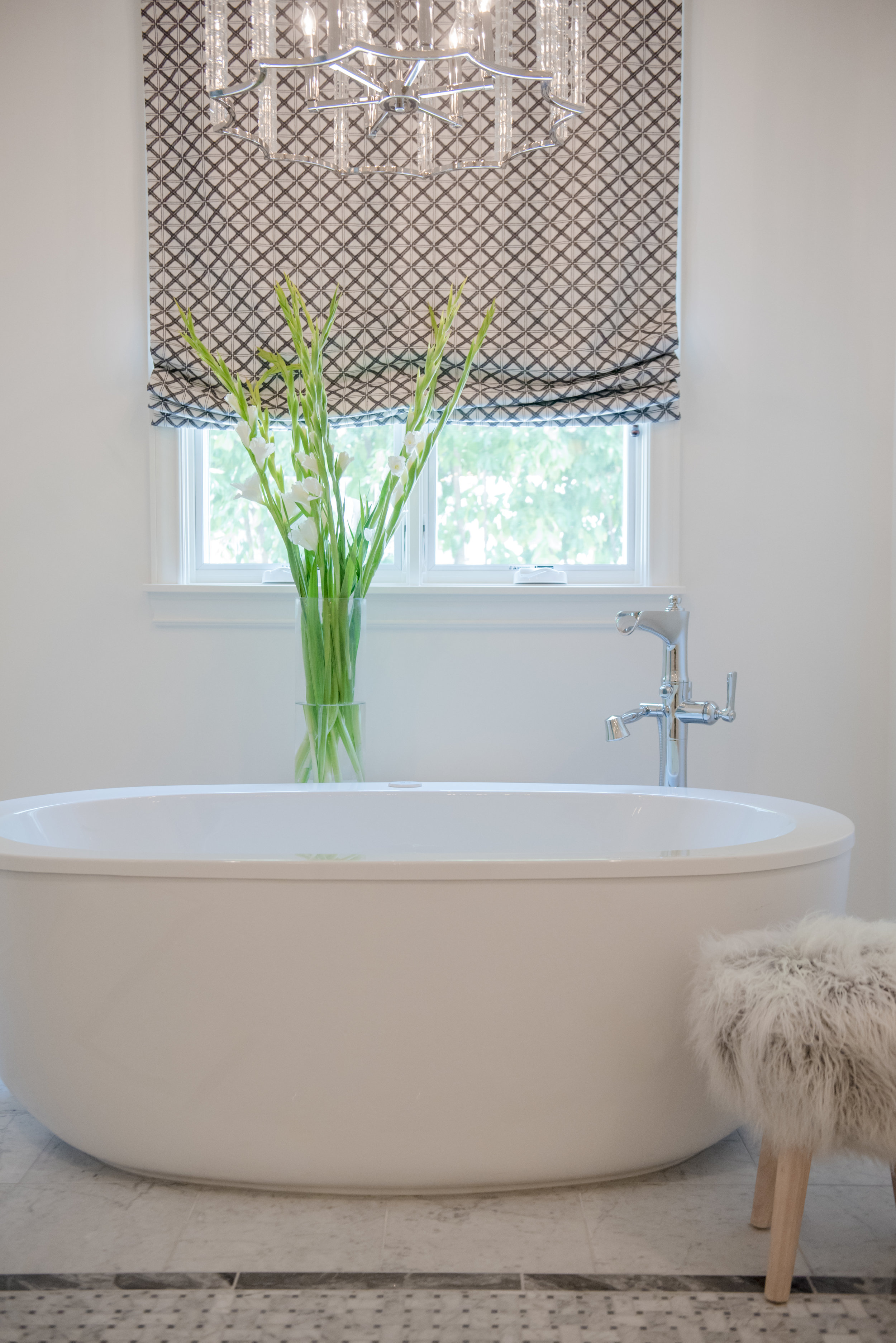 73+Master+Bath+Carrara+Marble+Vanity+Bathtub+Romanshades+Floral+Sheepskin+Window+Scottsdale.jpg