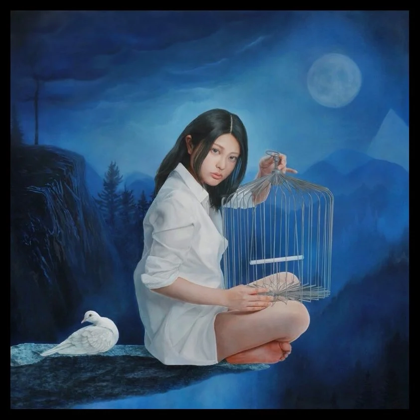 内田　すずめ (S30) 90.9 x 90.9 cm