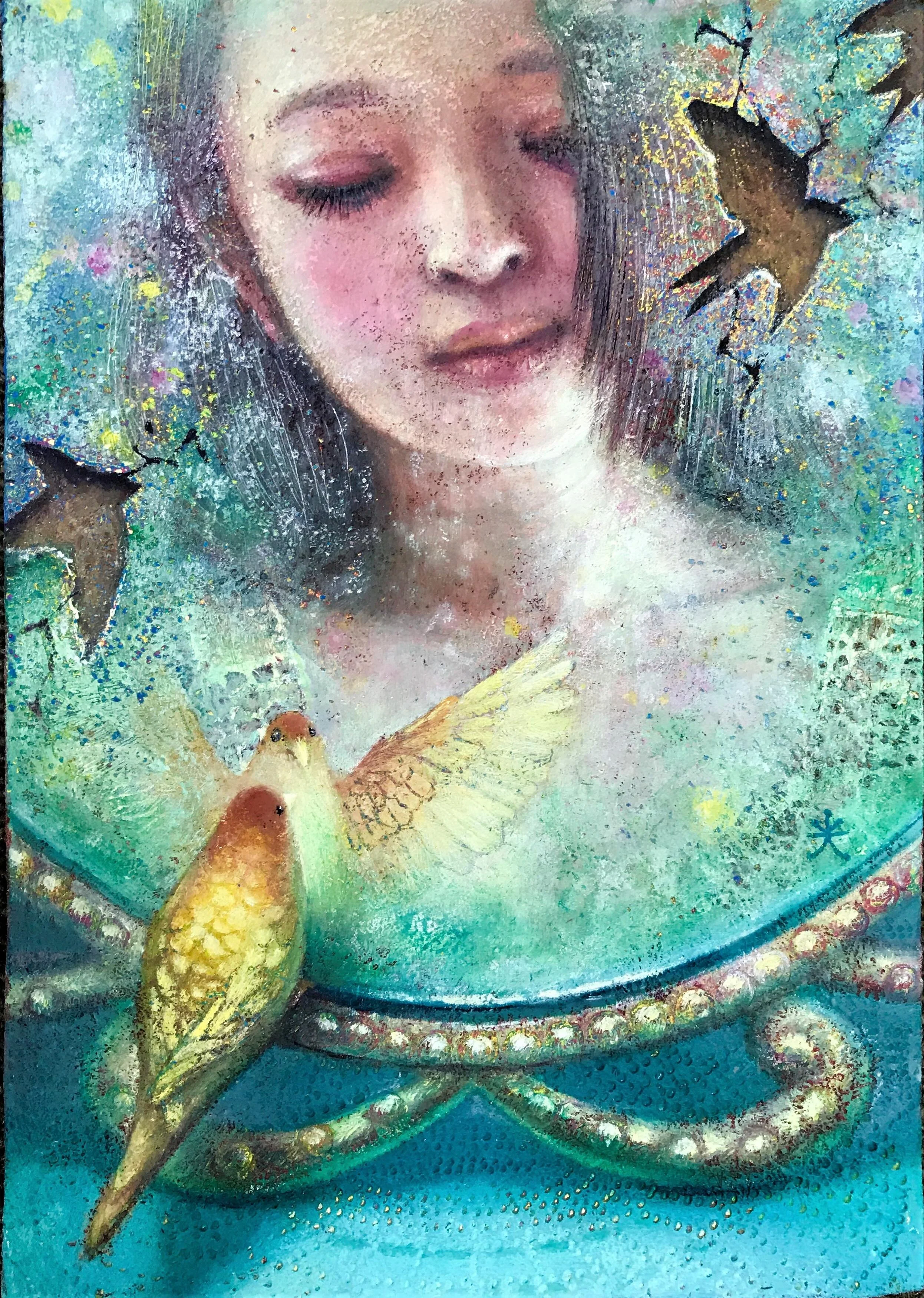 市川光鶴 油彩画 — Gallery Sumire | すみれ画廊