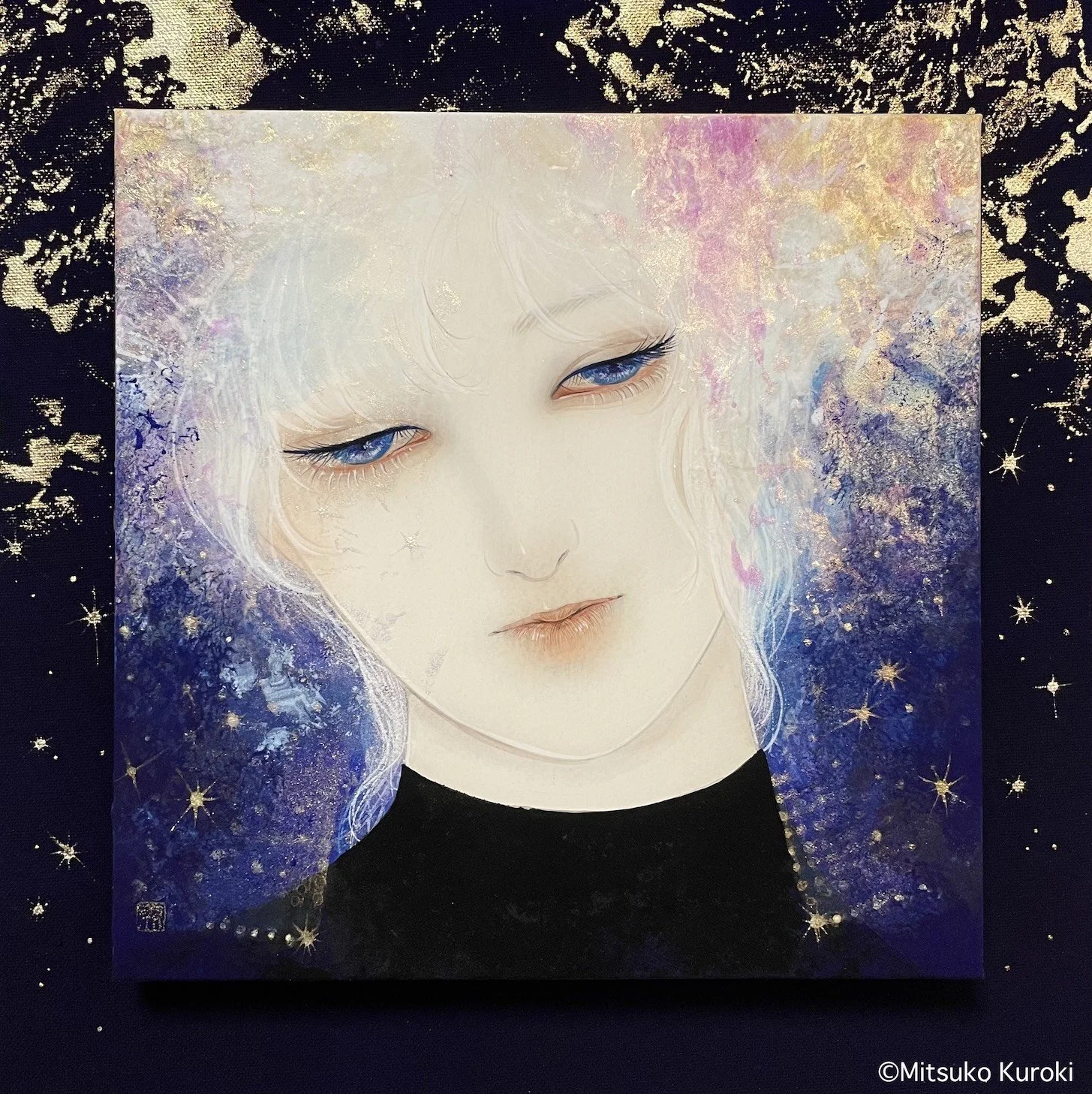 オーガフミヒロ《そらいろの明日》油彩 2012 UESHIMA MUSEUM COLLECTION