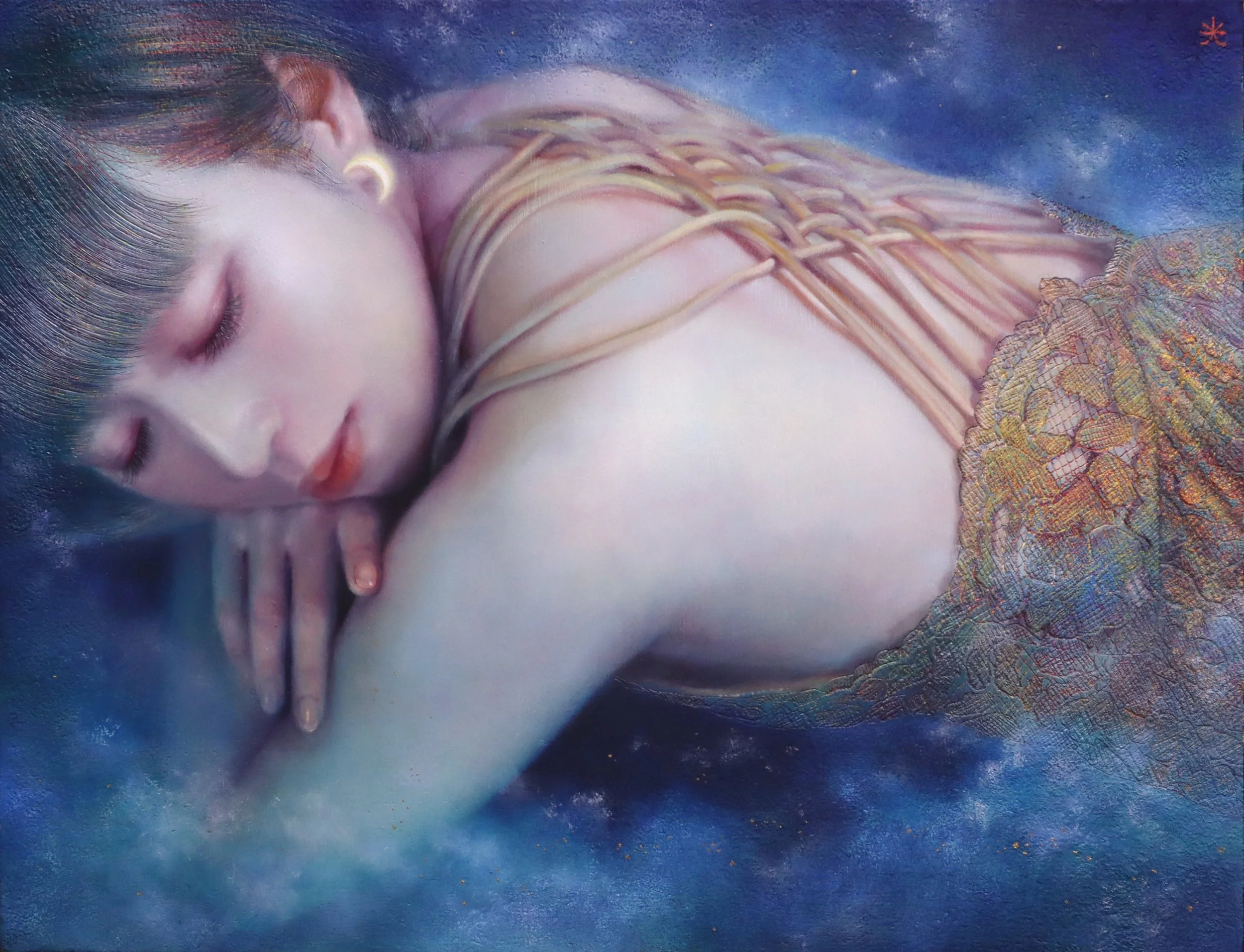魔法の夜　318×409㎜　2025年.jpg
