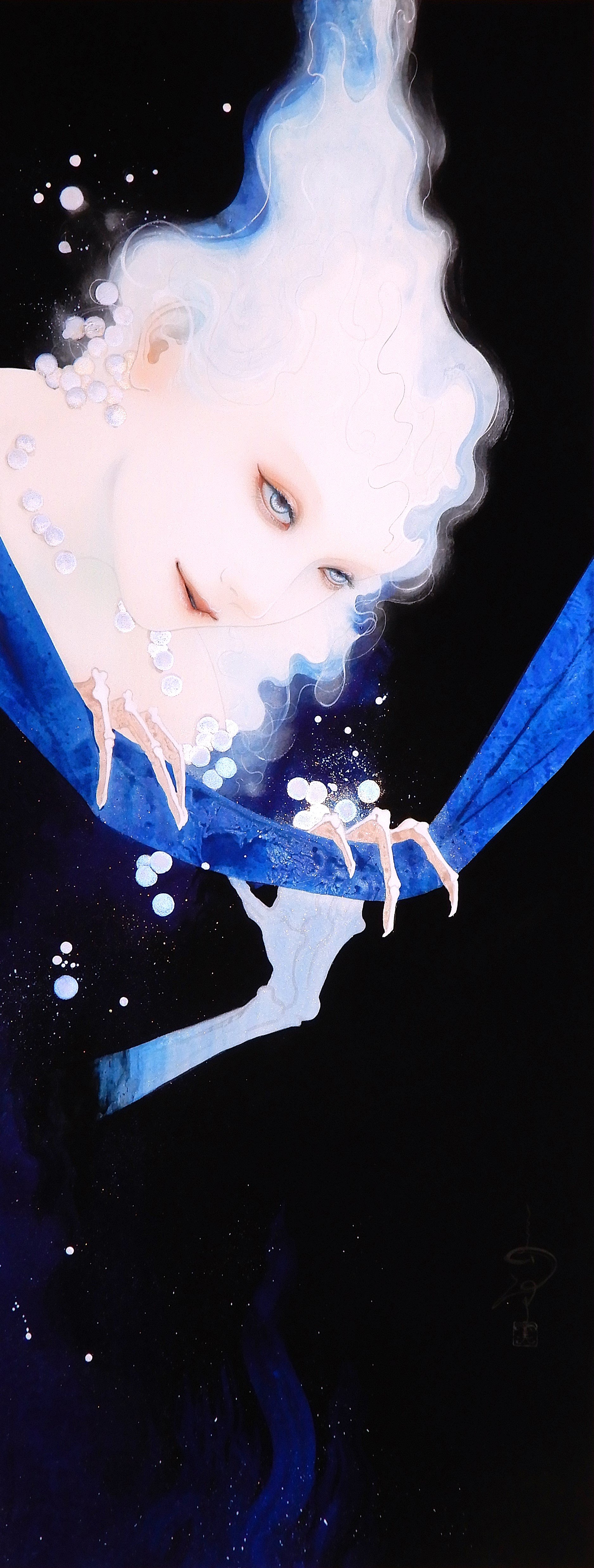 不泡不滅図・人魚　91×35.JPG