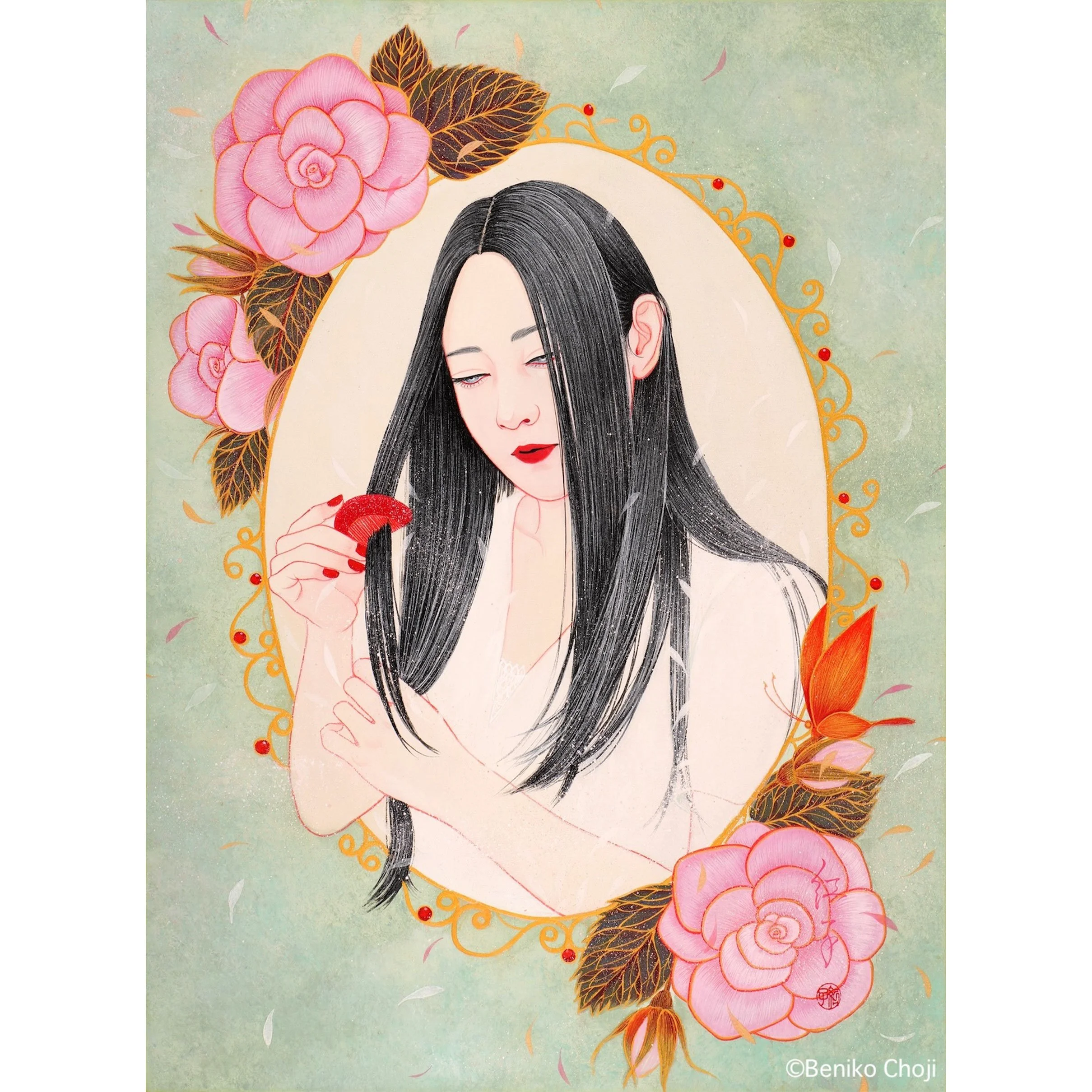 24_丁子紅子_秘翆。P8-天竺綿に岩絵具-264000_s.jpg