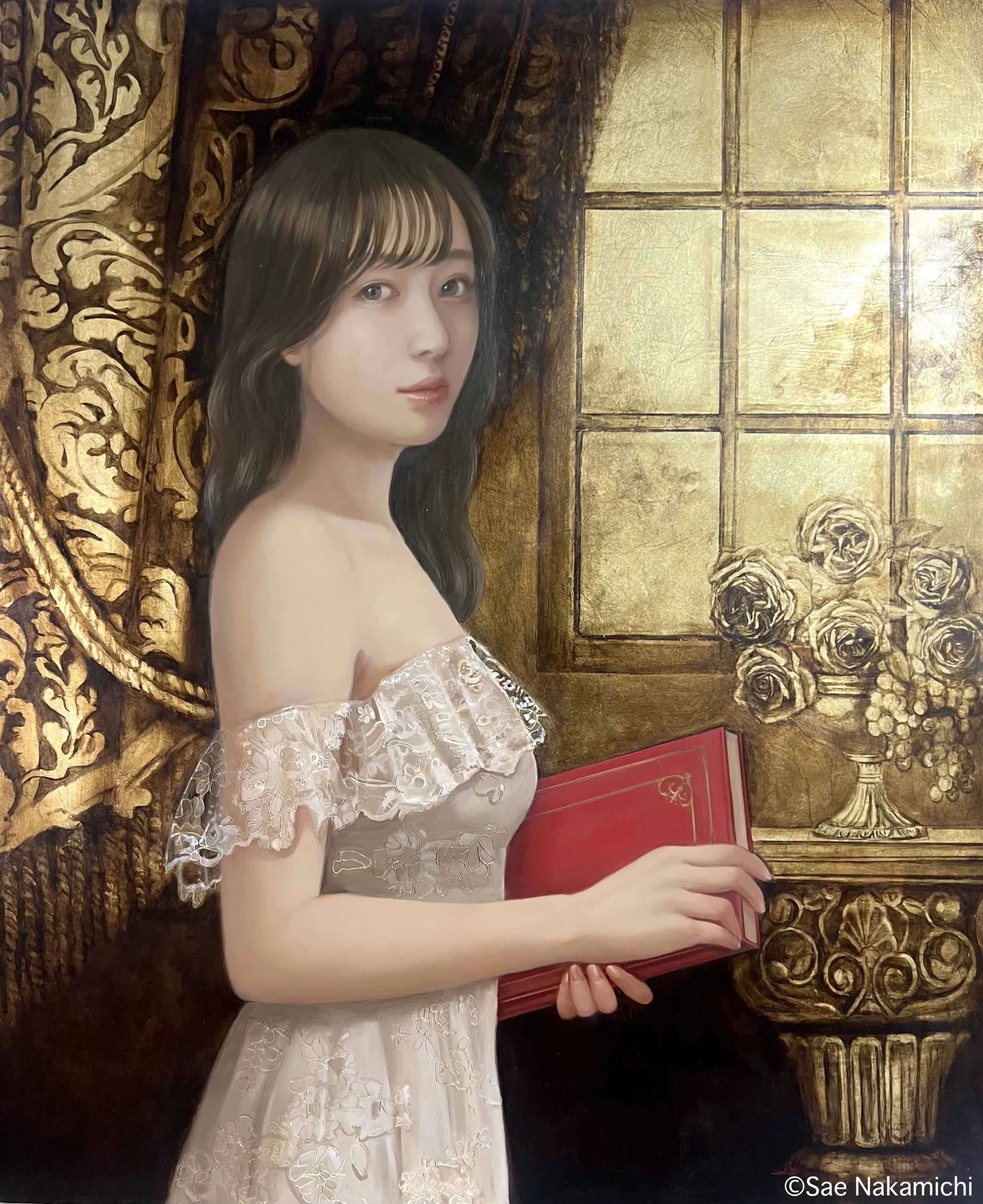 中道佐江 油彩画展「瑞花月奏」 — Gallery Sumire | すみれ画廊