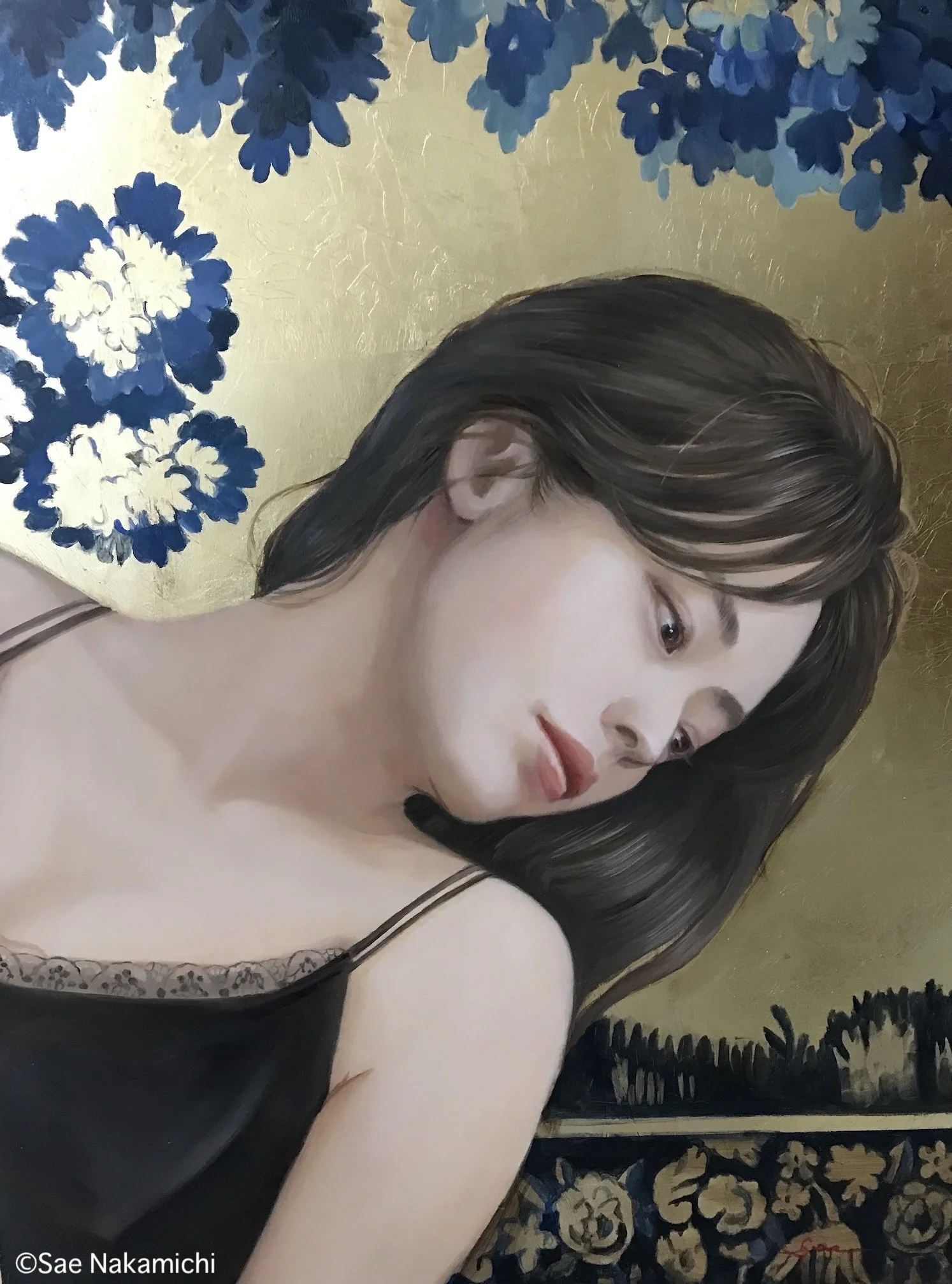 永武 日動画廊 油彩 寂 名品 絵画 希少作品