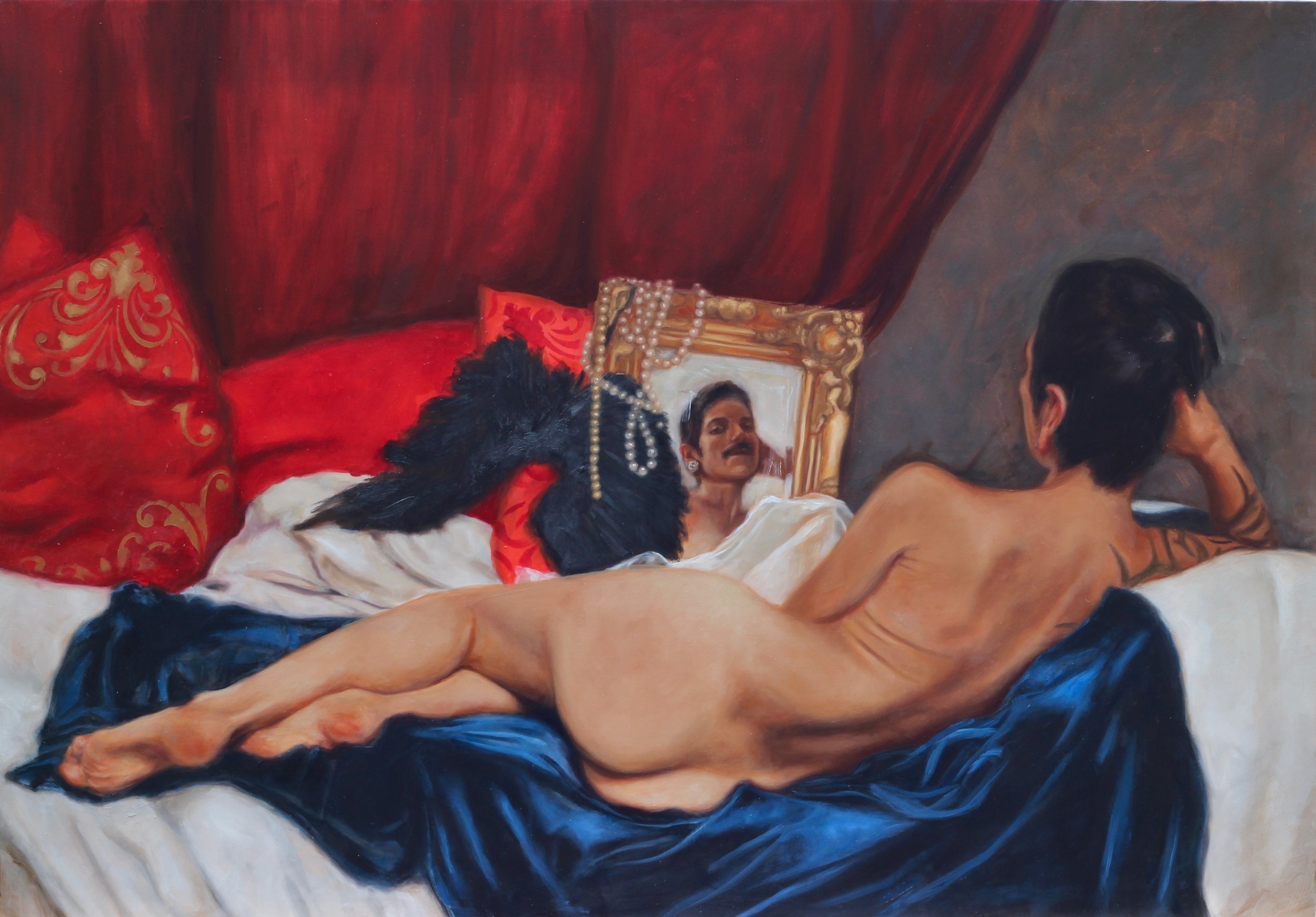 Reflections (on the self), tribute to Velasquez