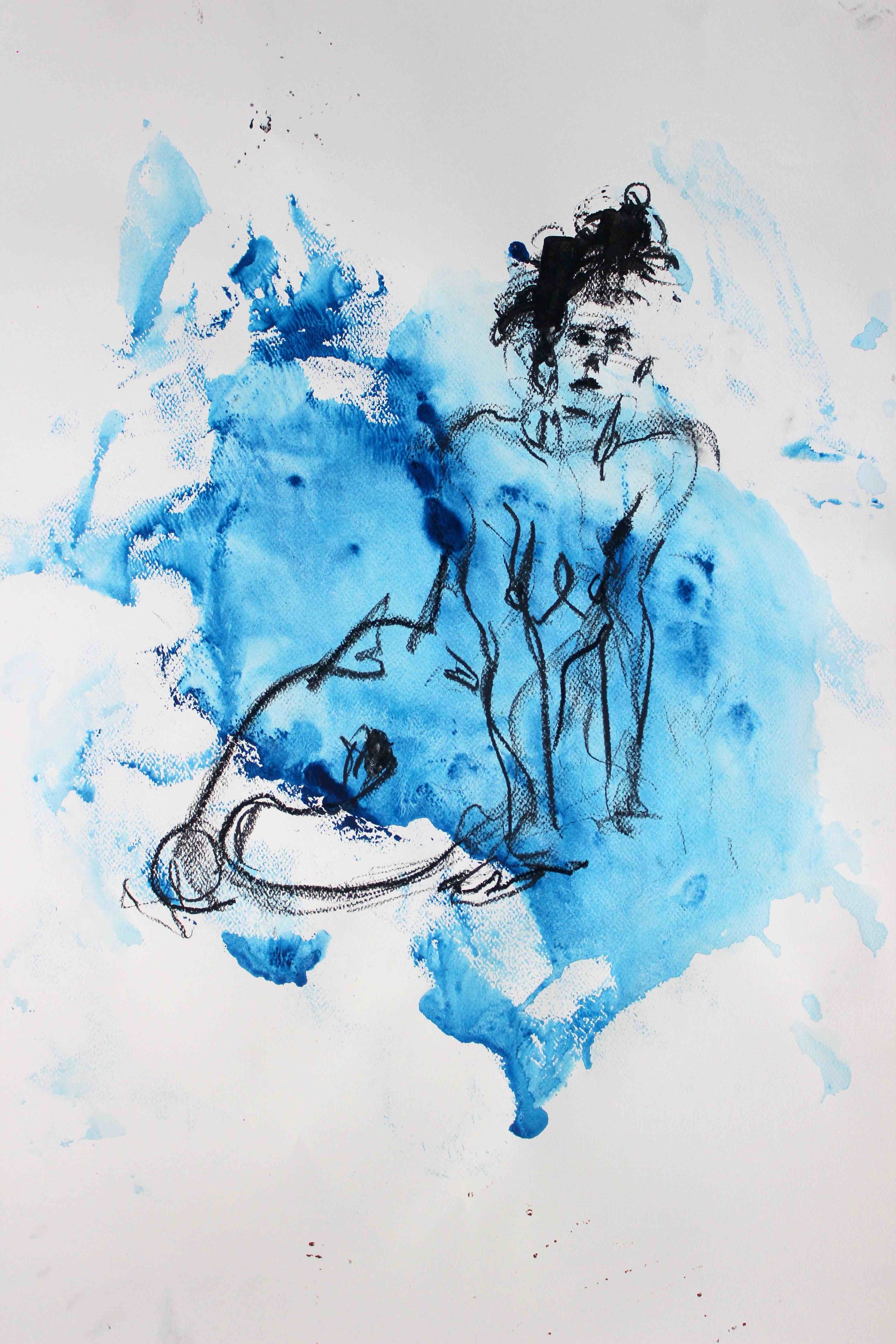 Impression in Blue