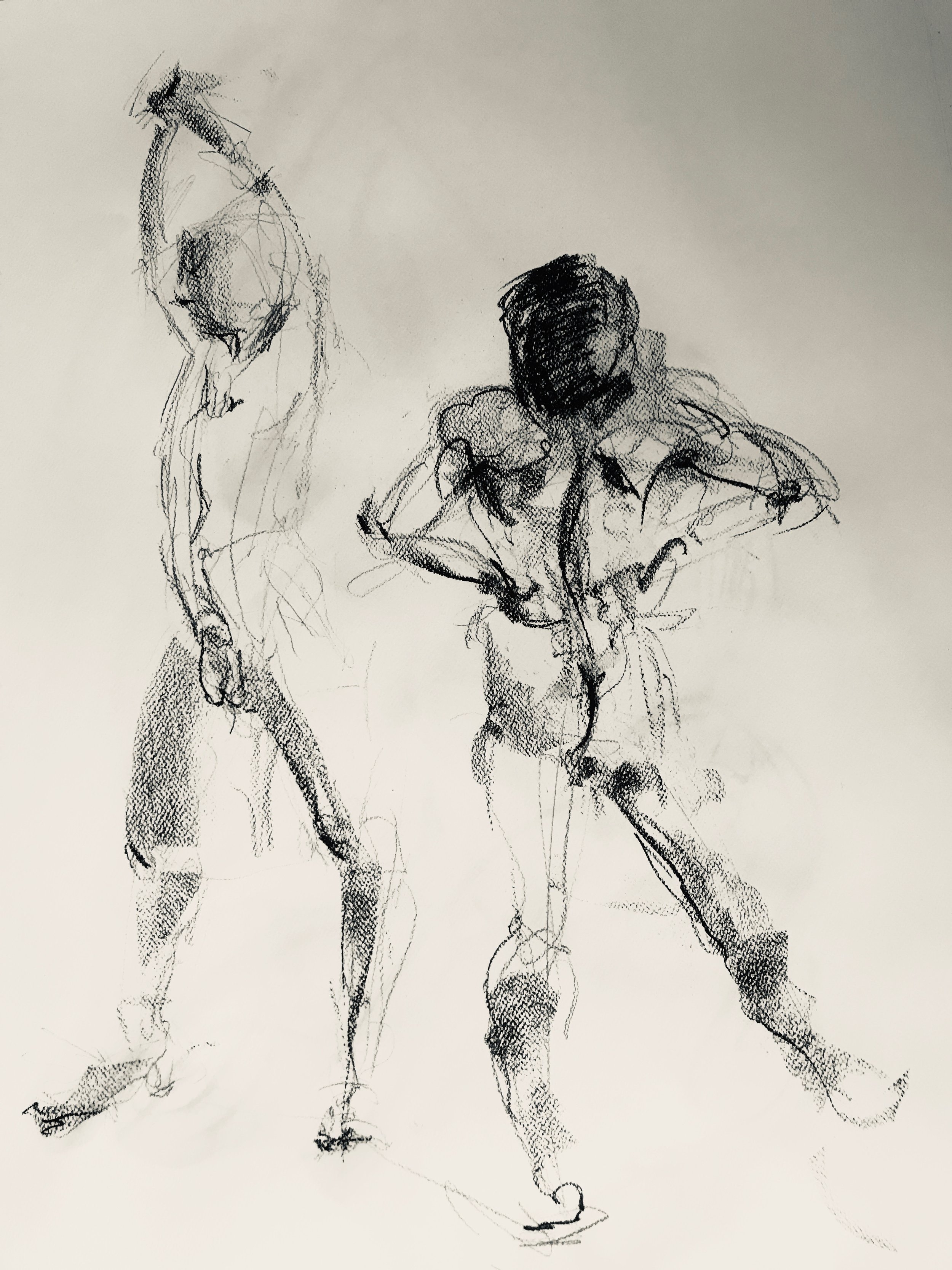 Two men standing (II)