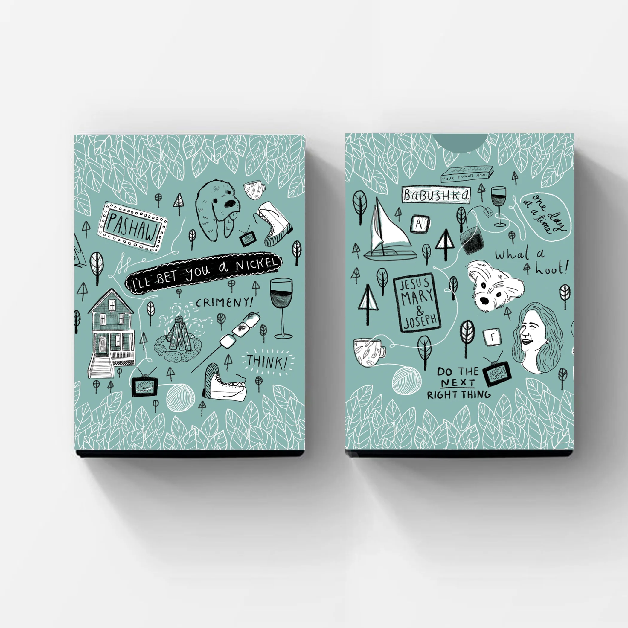 Playing cards deck