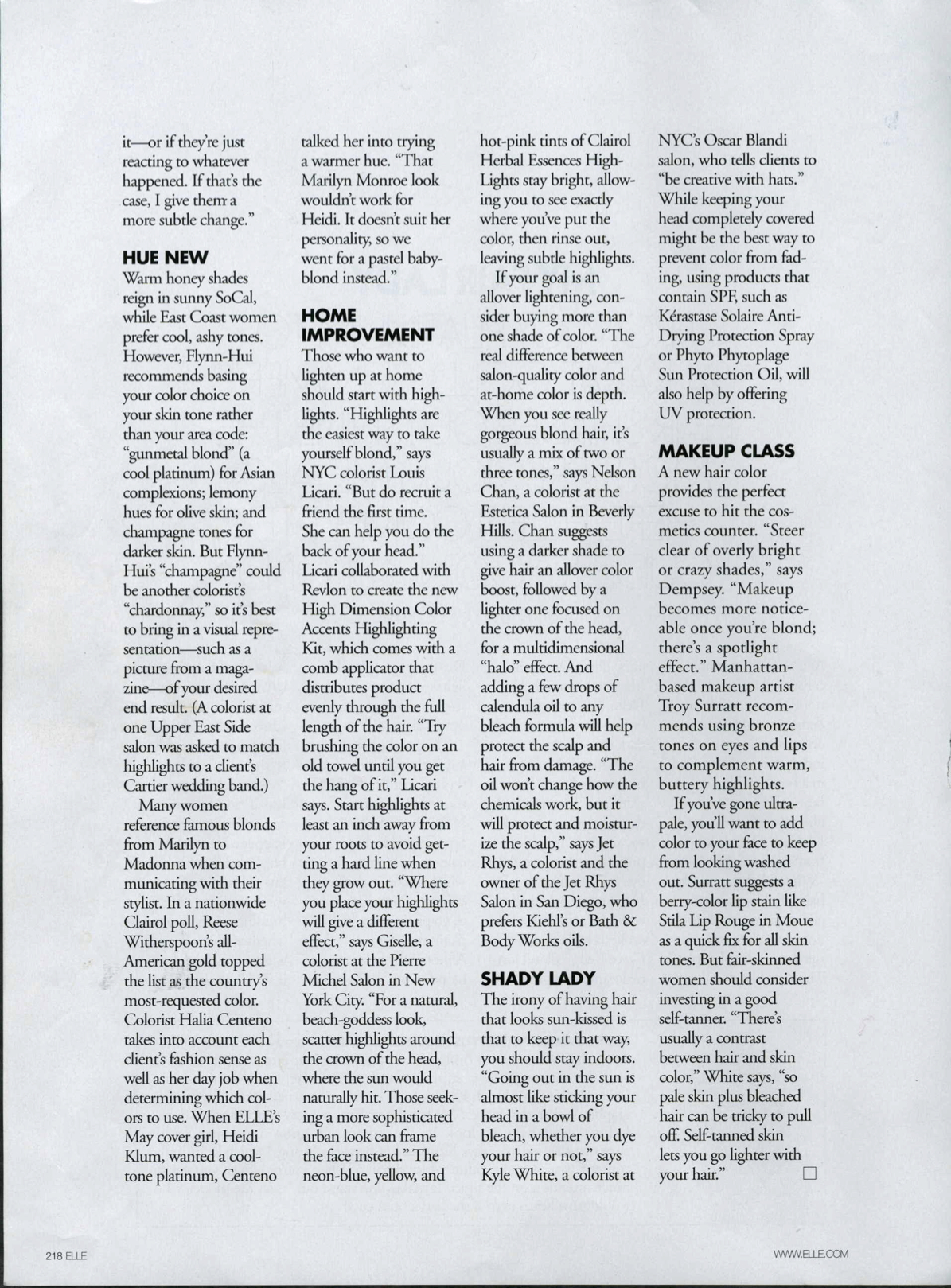 Elle Magazine