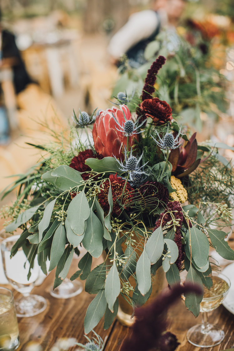 wedding table arrangement wild free bloom generation medicine flowers 