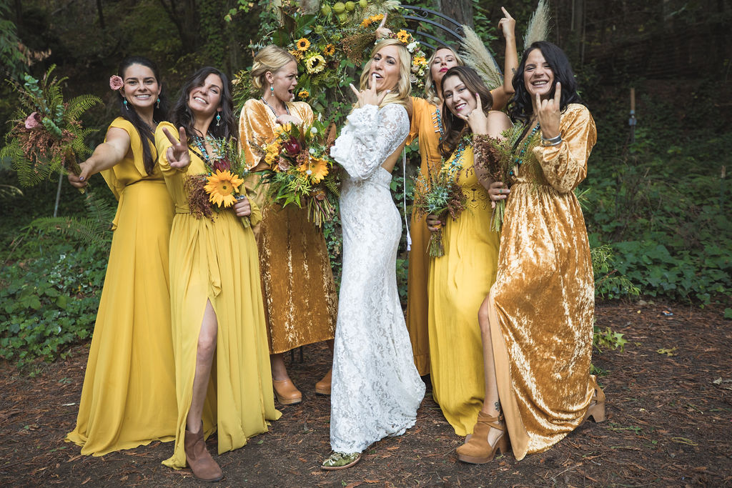 bridal party wedding flowers bloom generation 