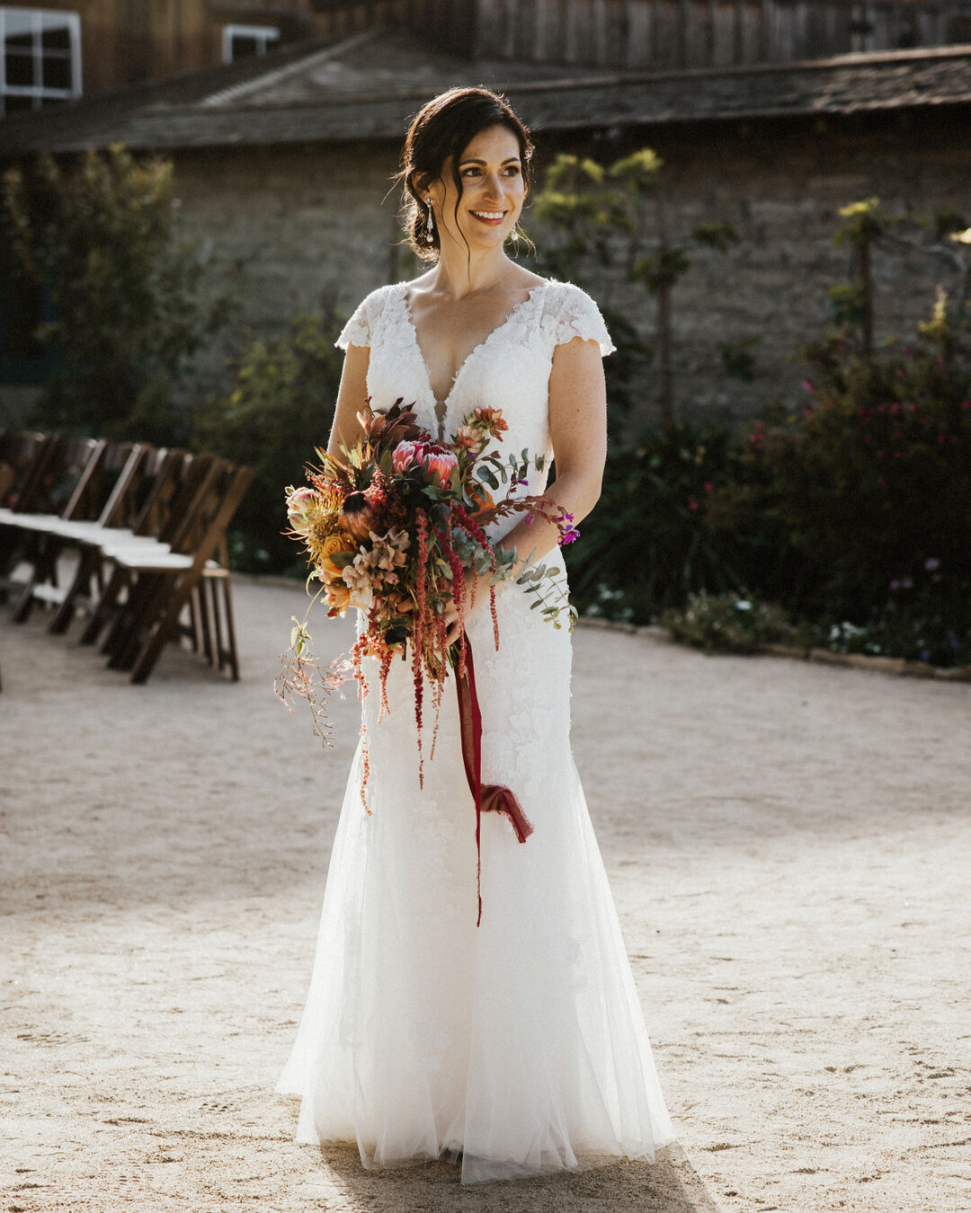 Simply Stunning​​​​​​​​​
Photo + Video: @lovetribeweddings
Venue + Caterer + Bar: @barnsatcoopermolera
Floral: @bloomgeneration
Music: @vybesociety
Hair + Makeup: @blushmonterey
Rentals + Lighting: @chiceventrentals
Dessert: @freedombakery
Officiant: