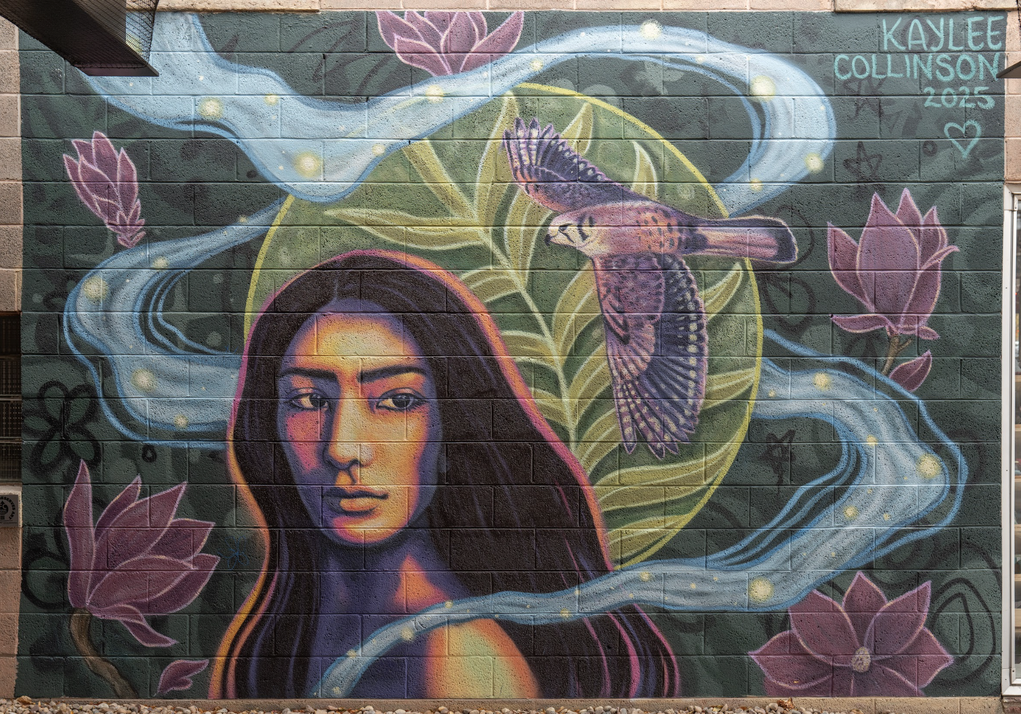   Kaylee Collinson - she/her     Kaylee’s    Instagram      The Gearage | 142 Remington St     MURAL PROJECT 2025      ARTIST BIO:  Kaylee Collinson (She/Her) is a fine art painter and muralist based in Colorado. Her art journey began as a student at