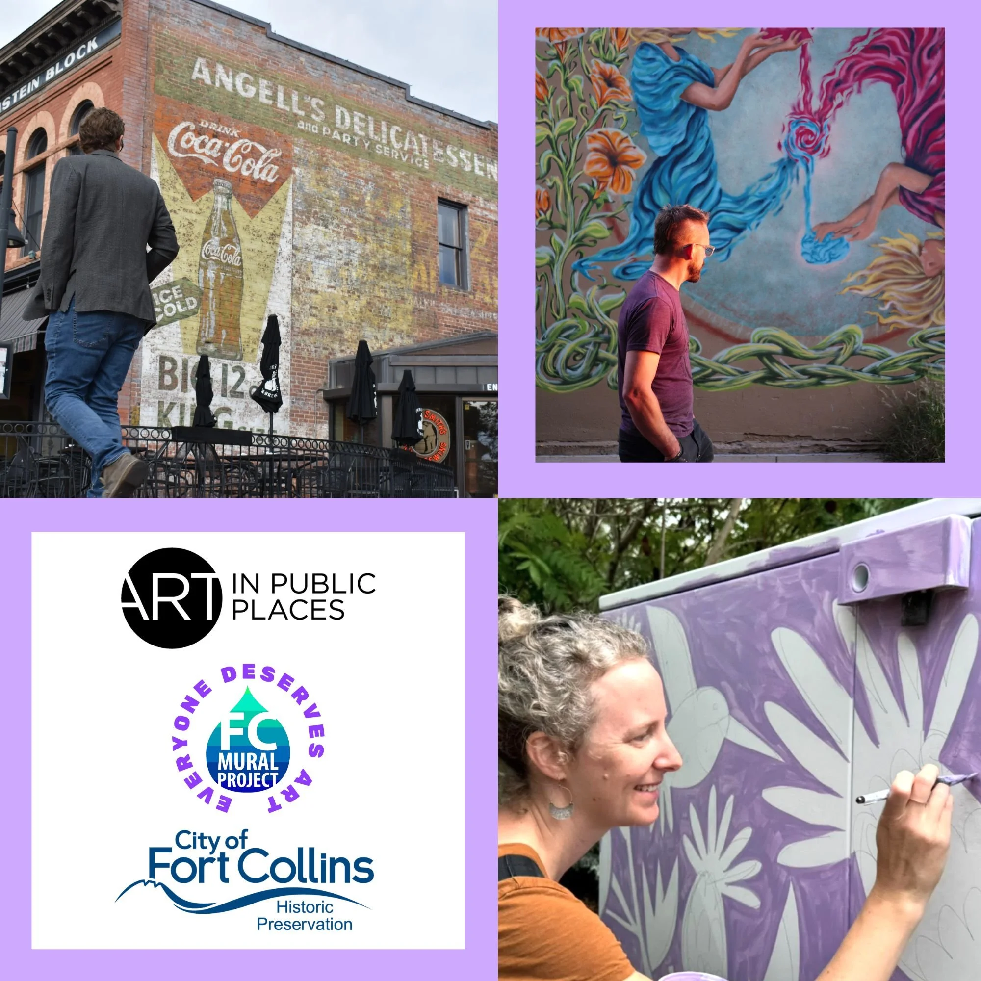 Super Tour! FC Mural Project, Arts in Public Places, & Historic Preservation come together for the first time!