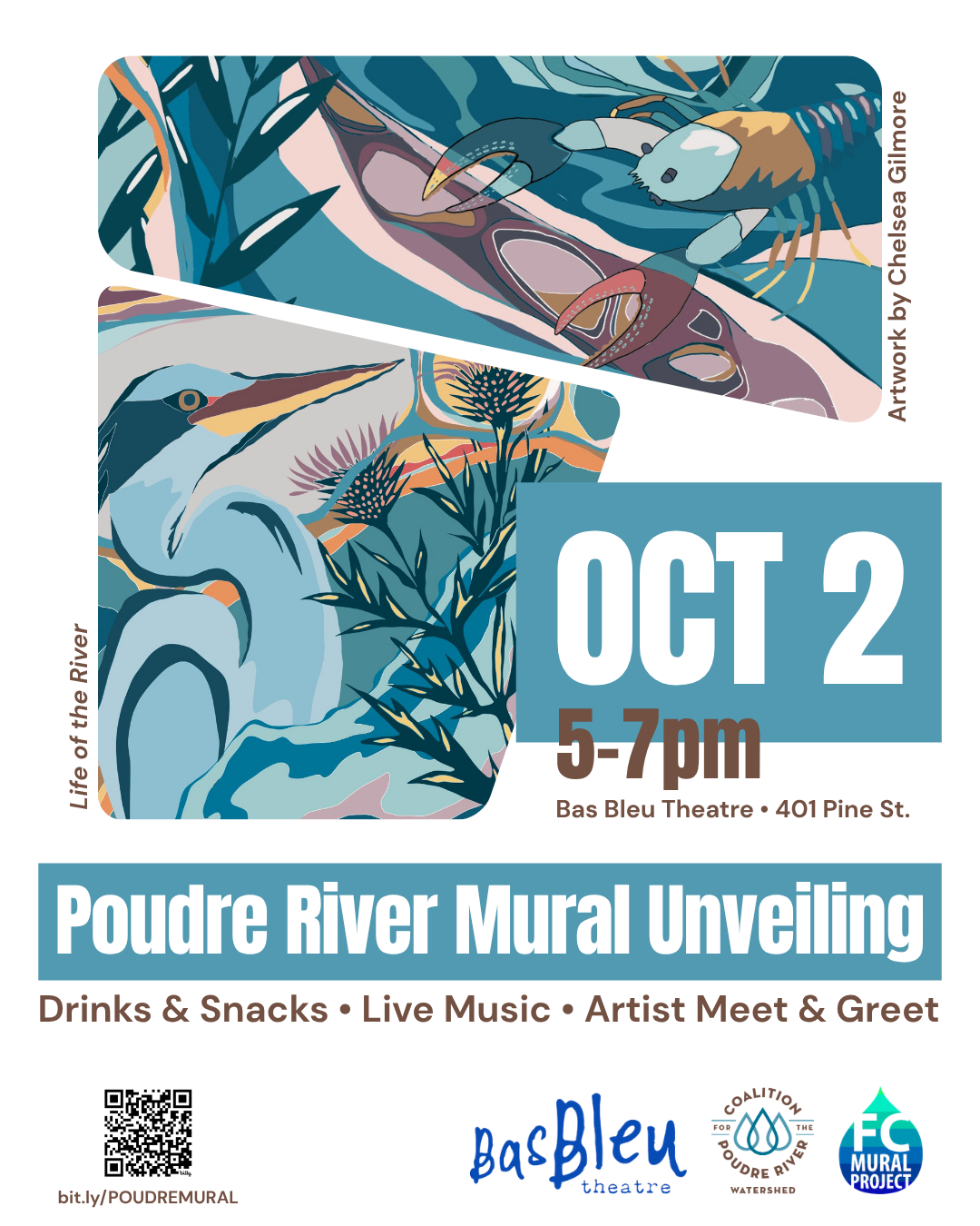 Poudre River Mural Unveiling