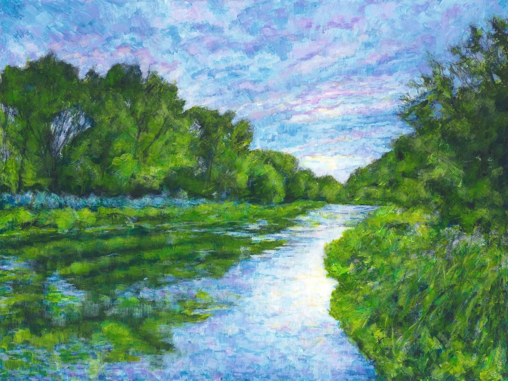 Summer evening on the river.jpg