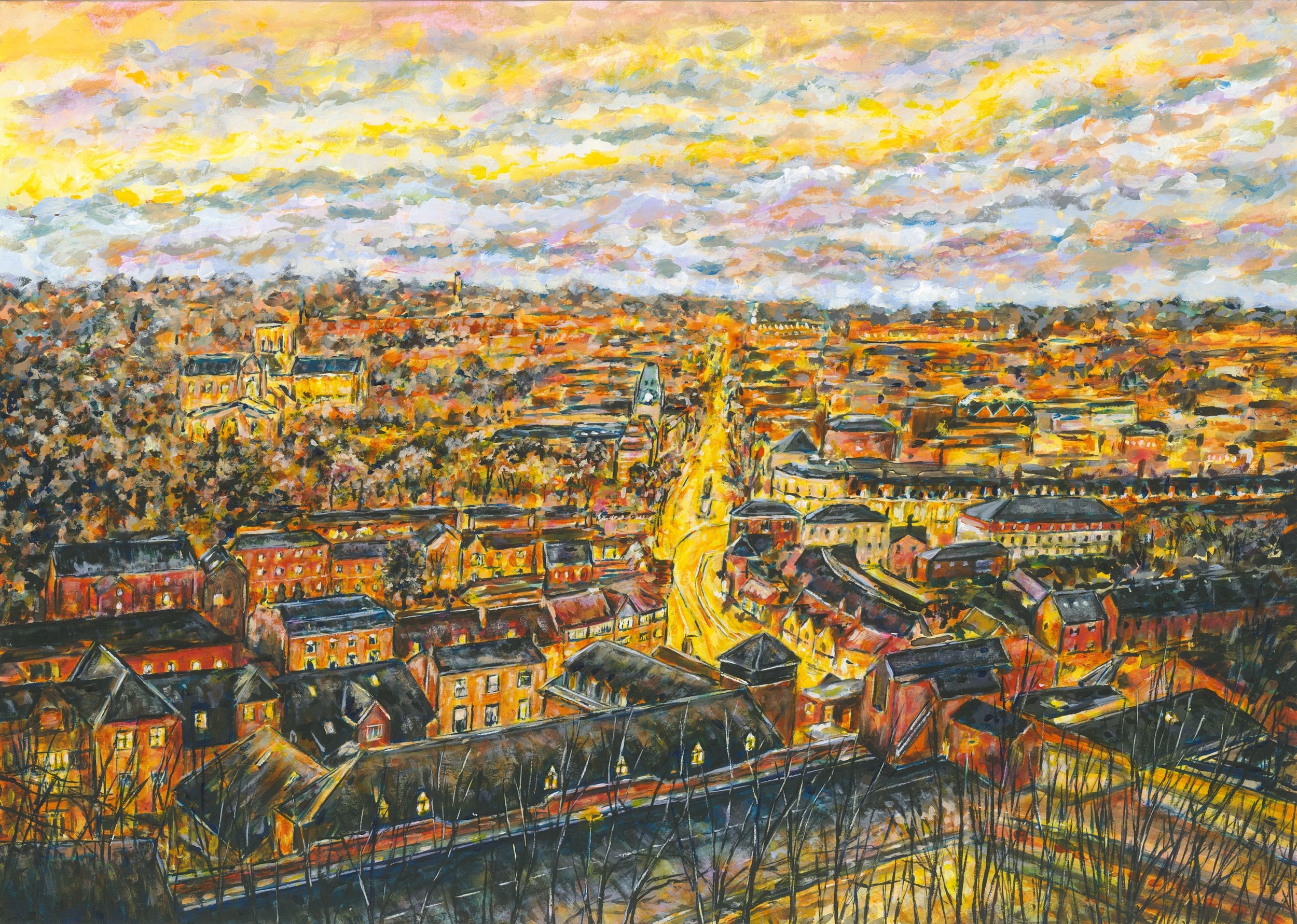 Dusk over the city, Winchester - Medium.jpg