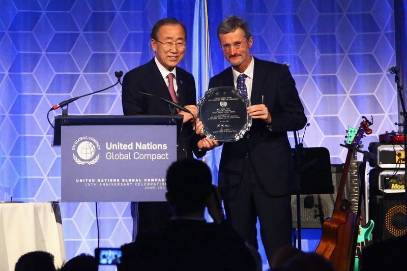 Astrid Stawiarz Getty Images for UN Global Compact