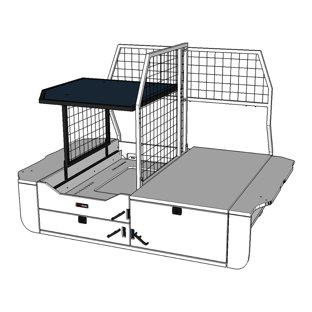 Shelf/Fridge Barrier shown in color