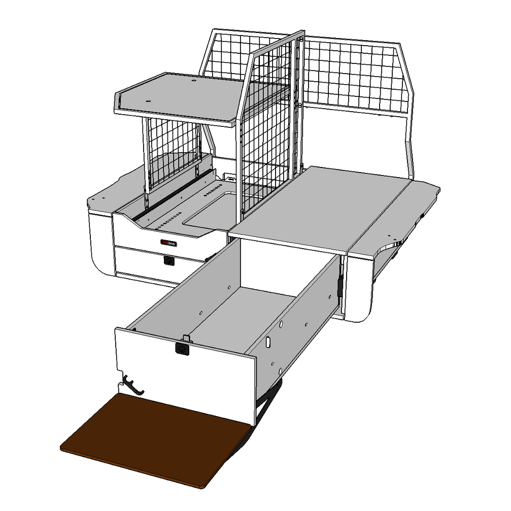 Aux Work Station shown in color