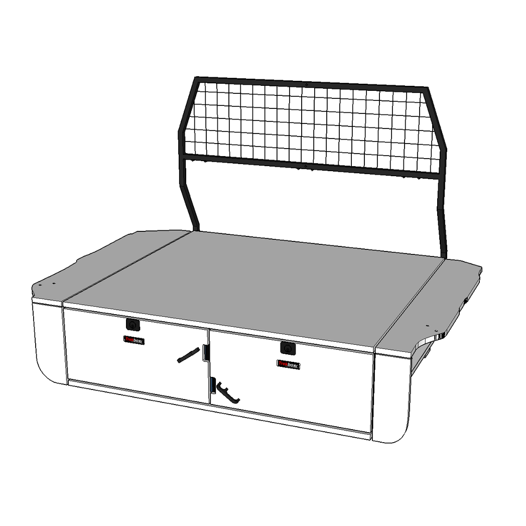 Cargo Barrier shown in black