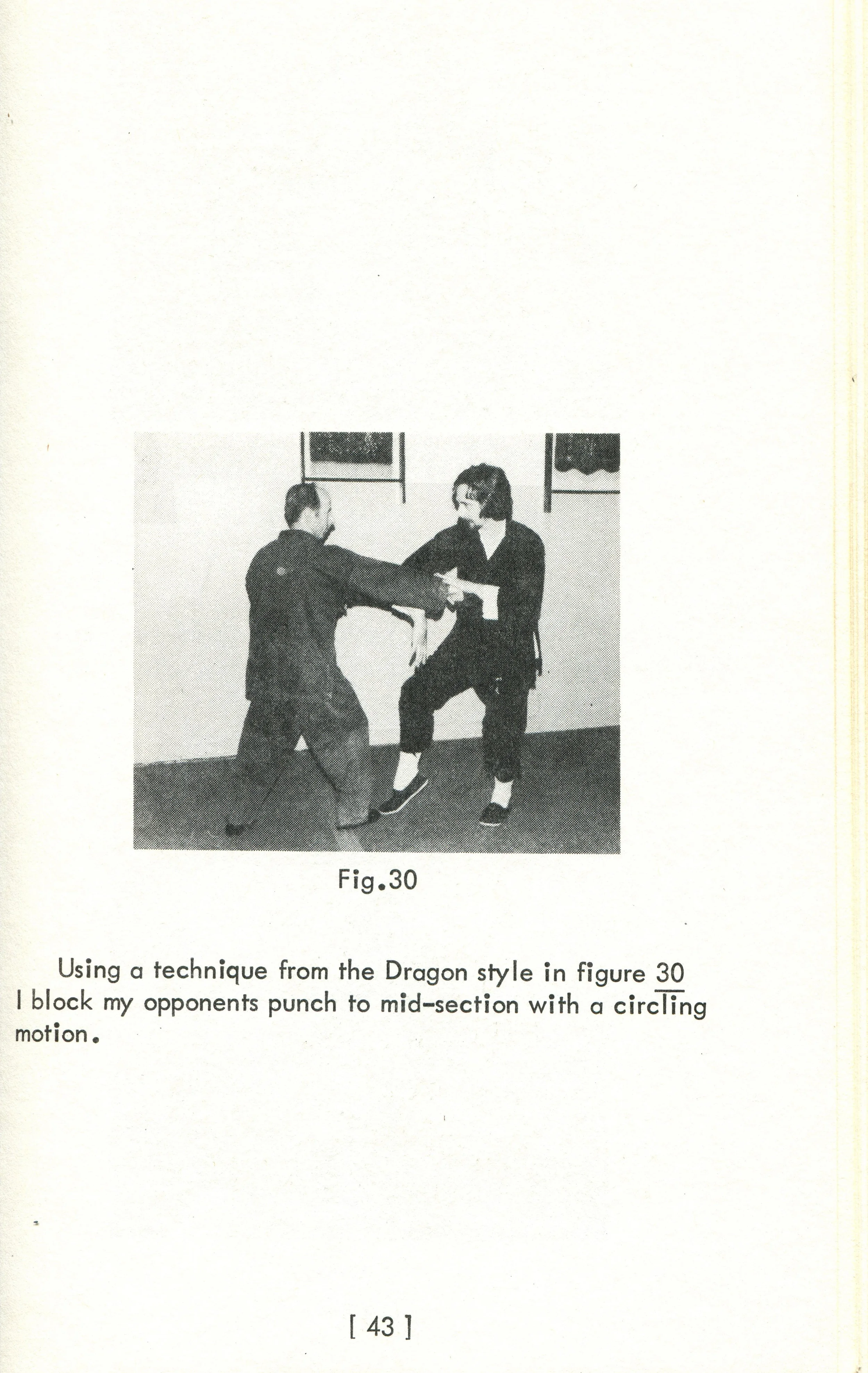 James W. McNeil pictured with his true Xingyi Teacher, John L. Price, from John's book on Xingyi published in 1977.