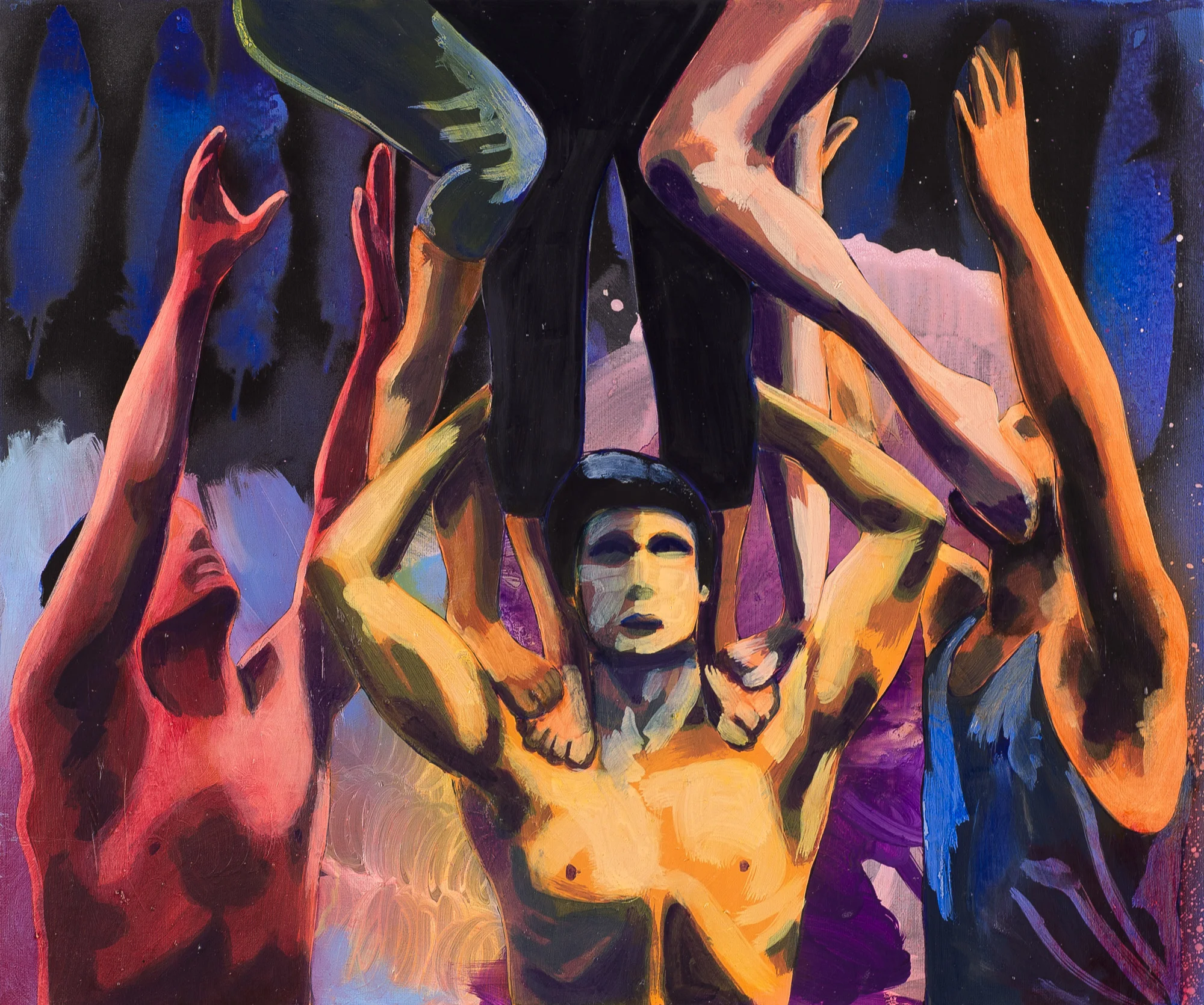 Rising 2017 oil on canvas 50 x 60cm