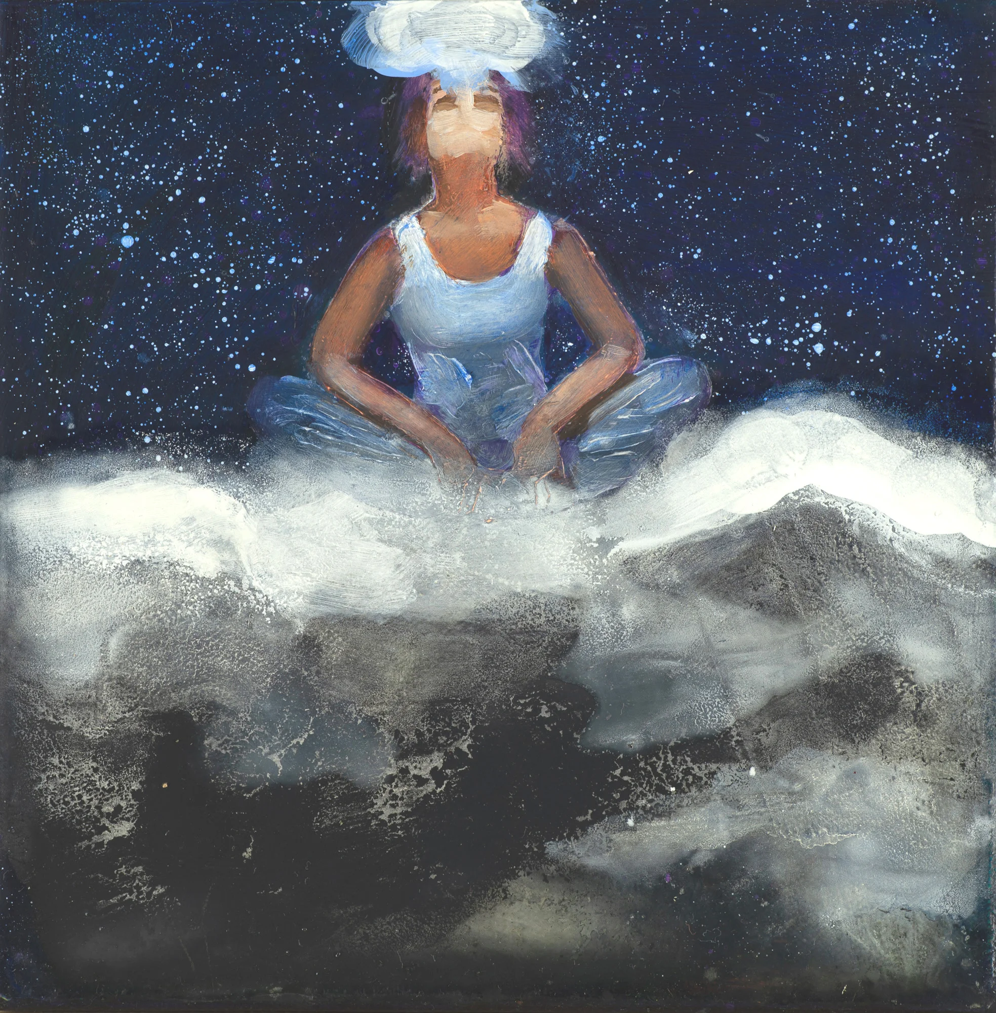 Untitled 2018 oil on canvas 20x20cm