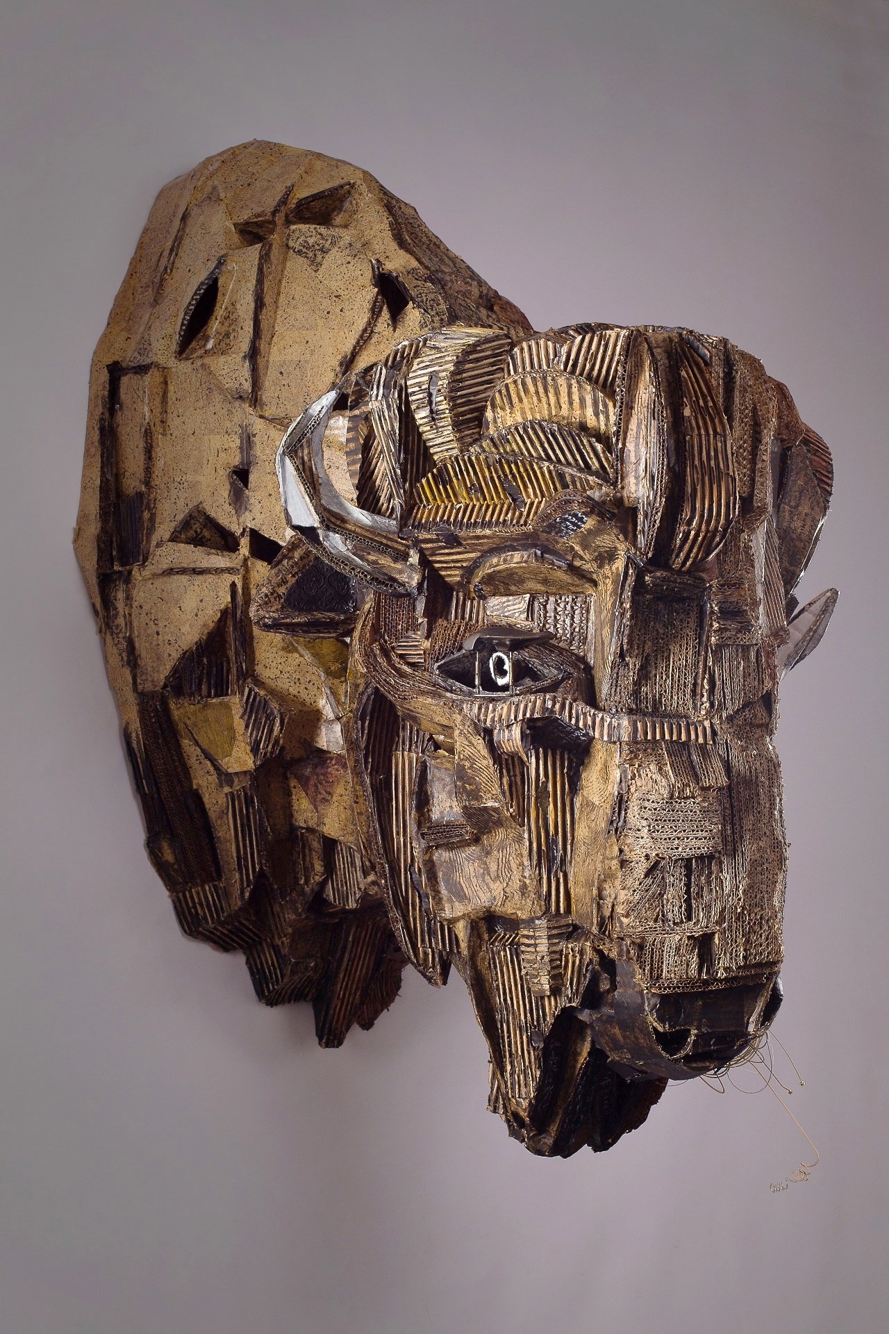 Entel_Bison (from right side) from Cardboard Menagerie (1).jpg