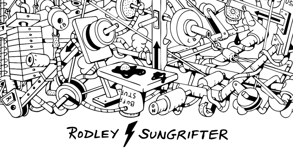  I have an   art practice   where I explore complexity by creating these quasi-mechanical illustrations that come together in overly complicated, often ridiculous ways. Since beginning this practice, I’ve created murals and large-scale display, and d