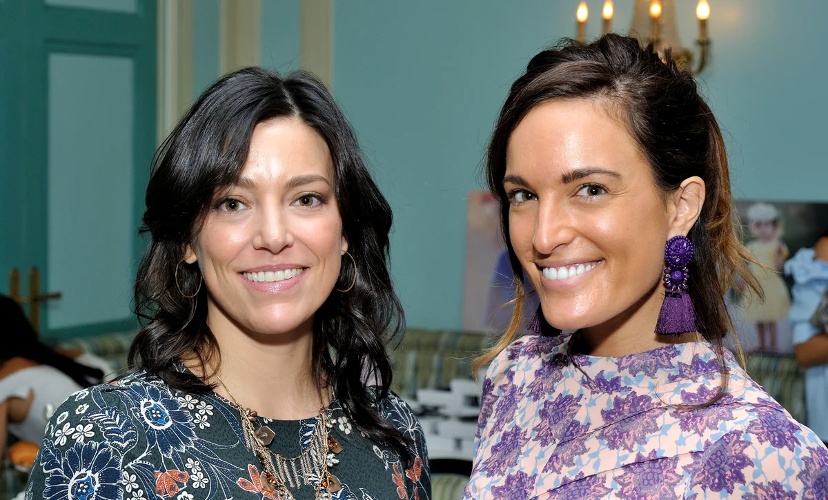 Monica and Andy launch in New York at Laduree Soho in New York, NY.