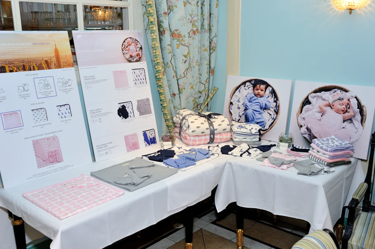 Monica and Andy launch in New York at Laduree Soho in New York, NY.