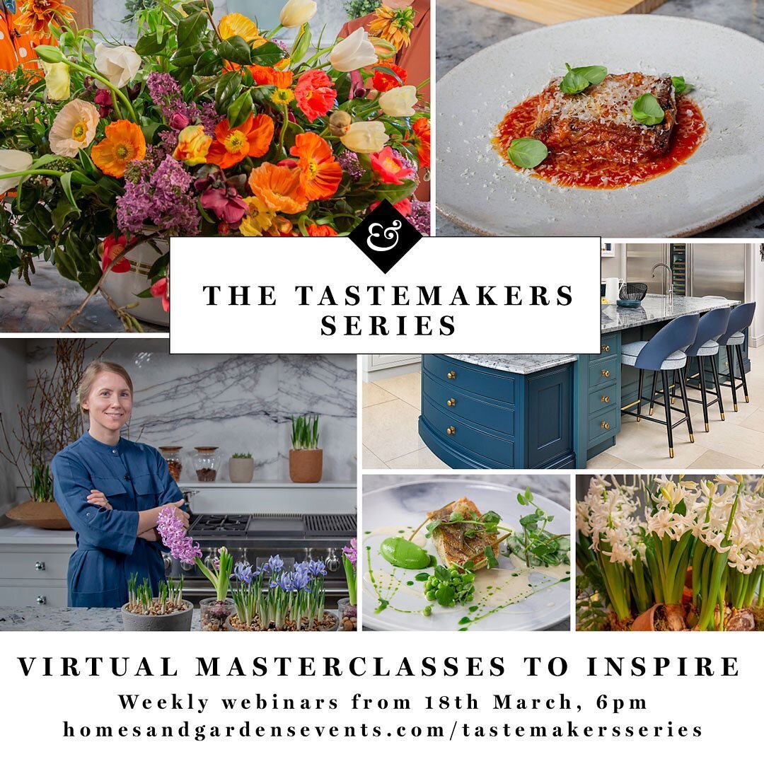 Tonight sees the first run of our new masterclasses with @martinmooredesign take place - The Tastemaker Series kicks off with a brilliant demonstration with celebrity florist @simonlycett (this is a man with great stories, including nuggets from when