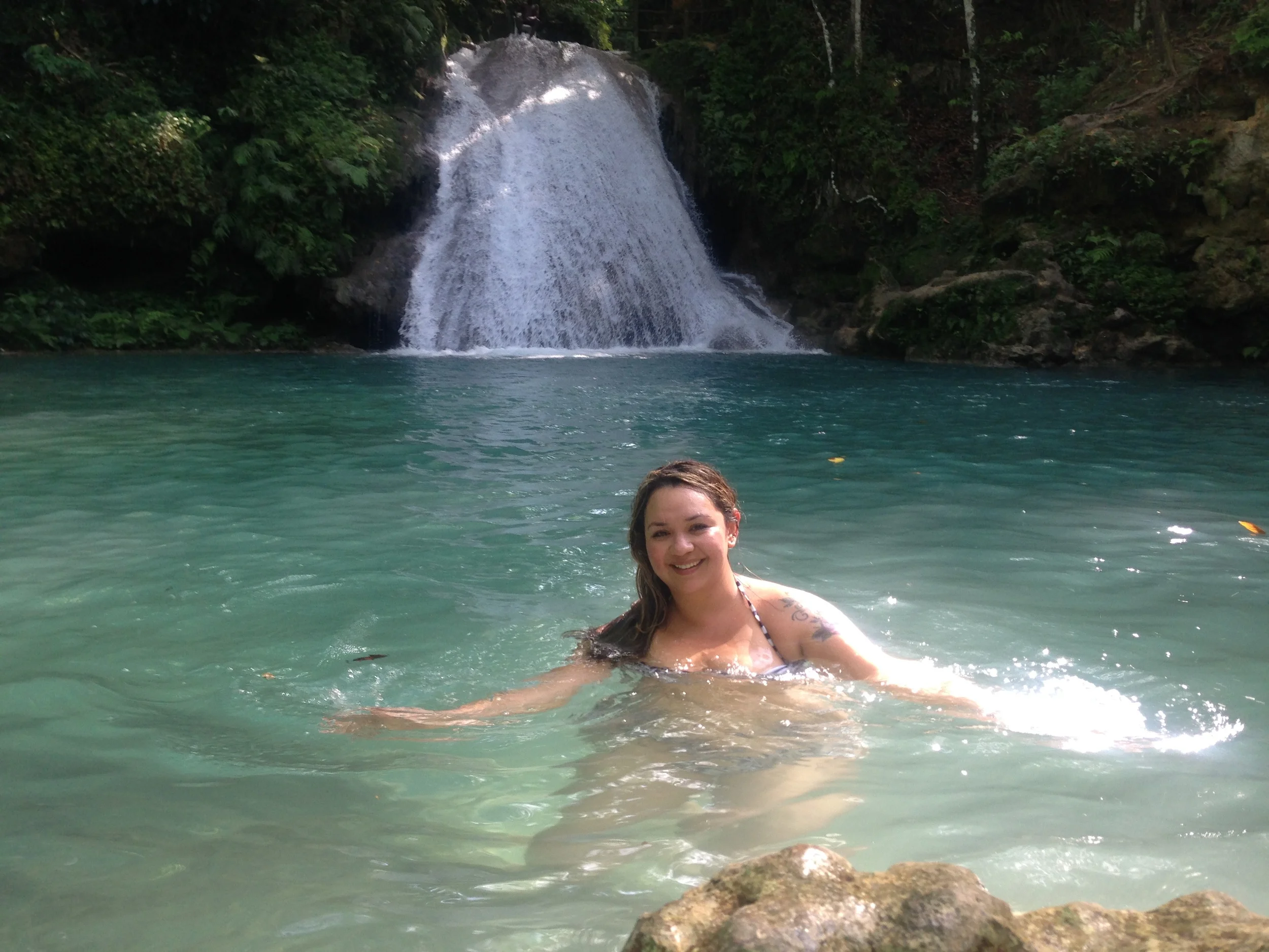 Ocho Rios, Jamaica. The Blue hole 