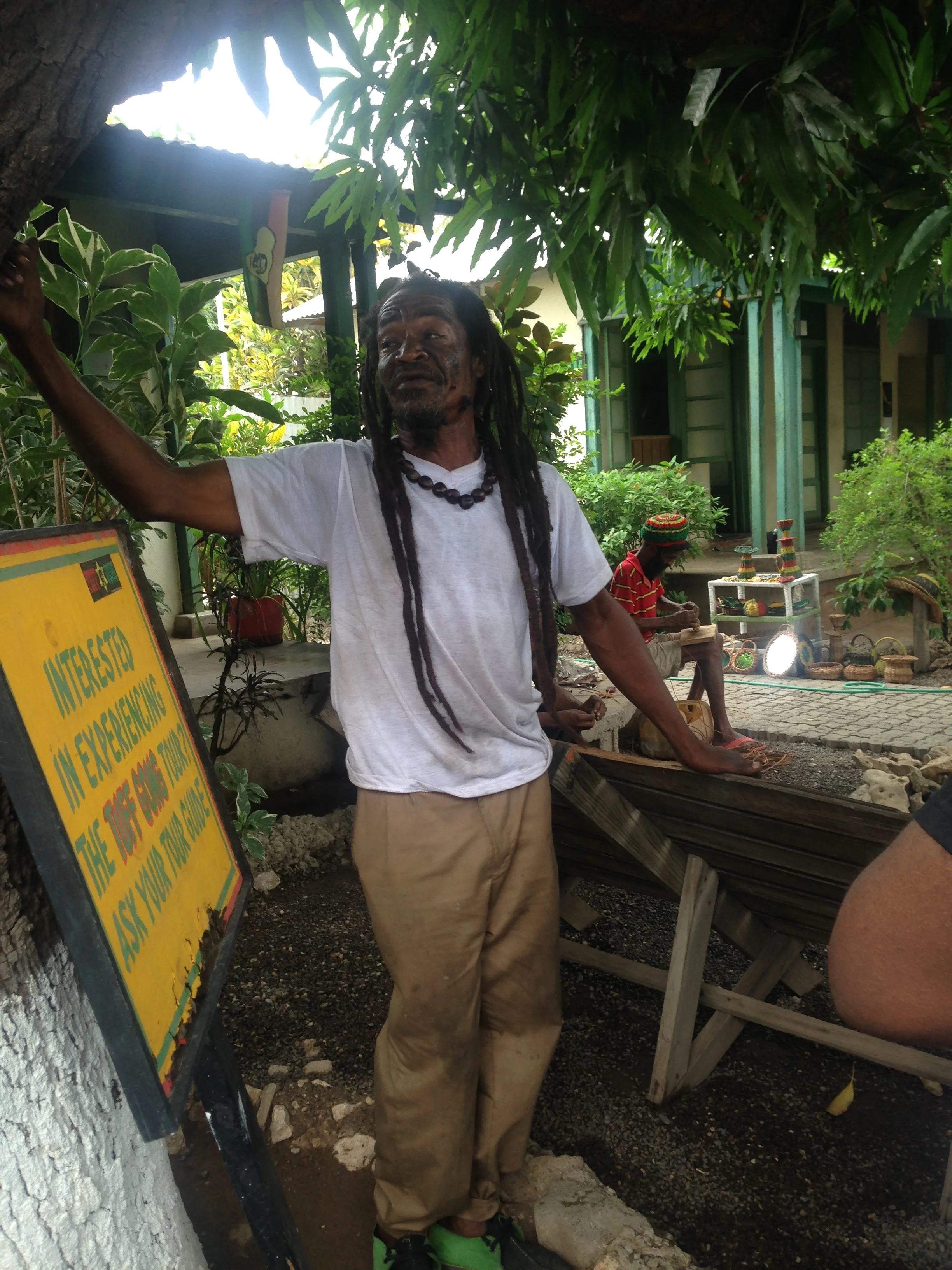 Trench town yard. Trench town, Jamaica