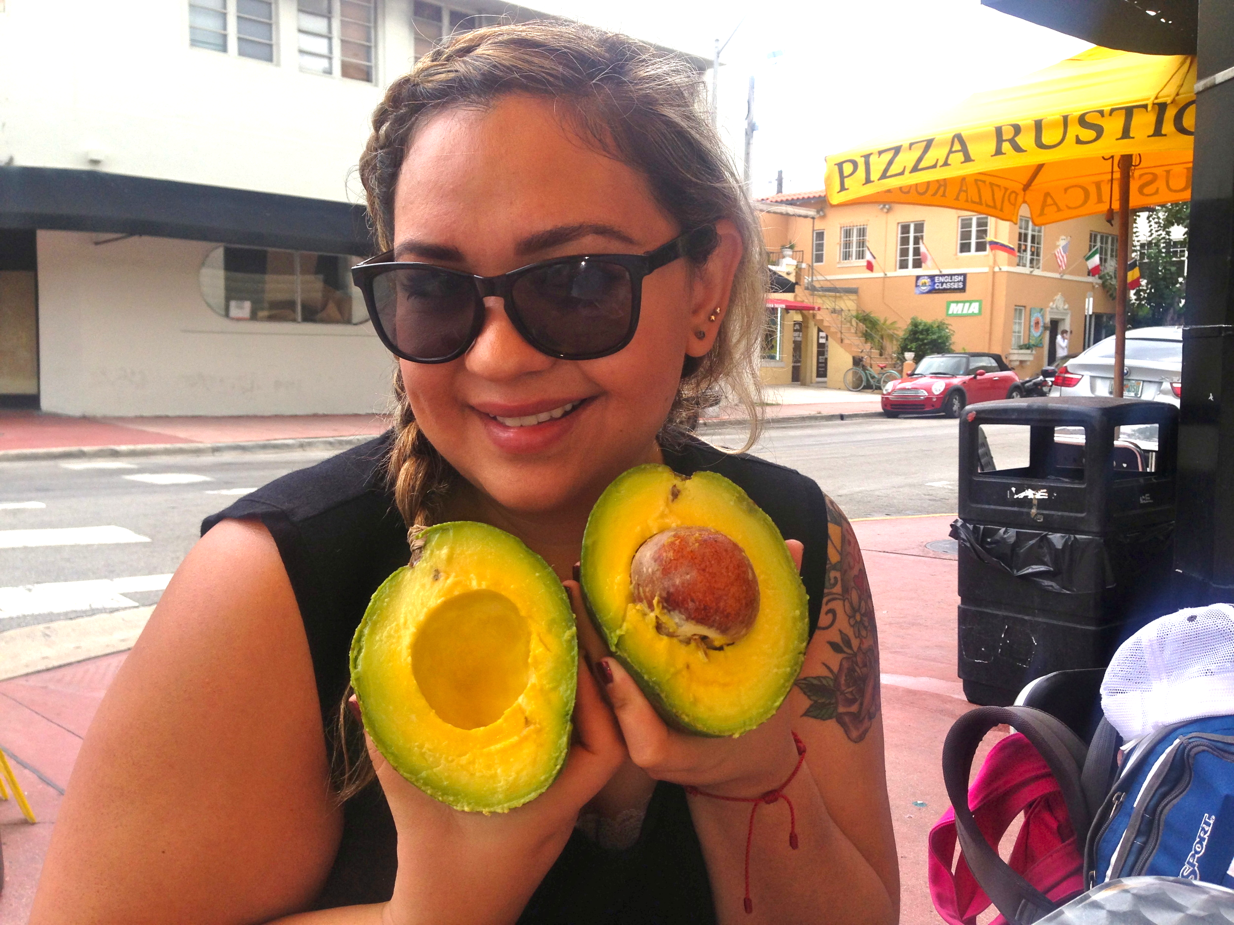 breakfast in South Beach before leaving for Jamaica 