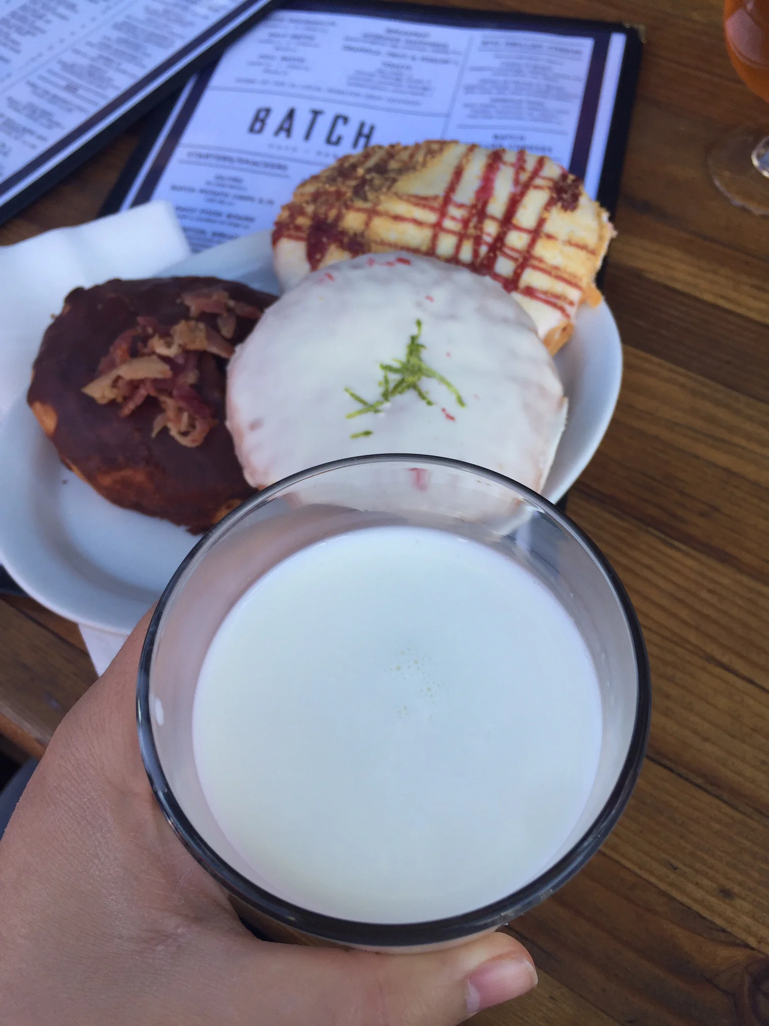 Only milk for me