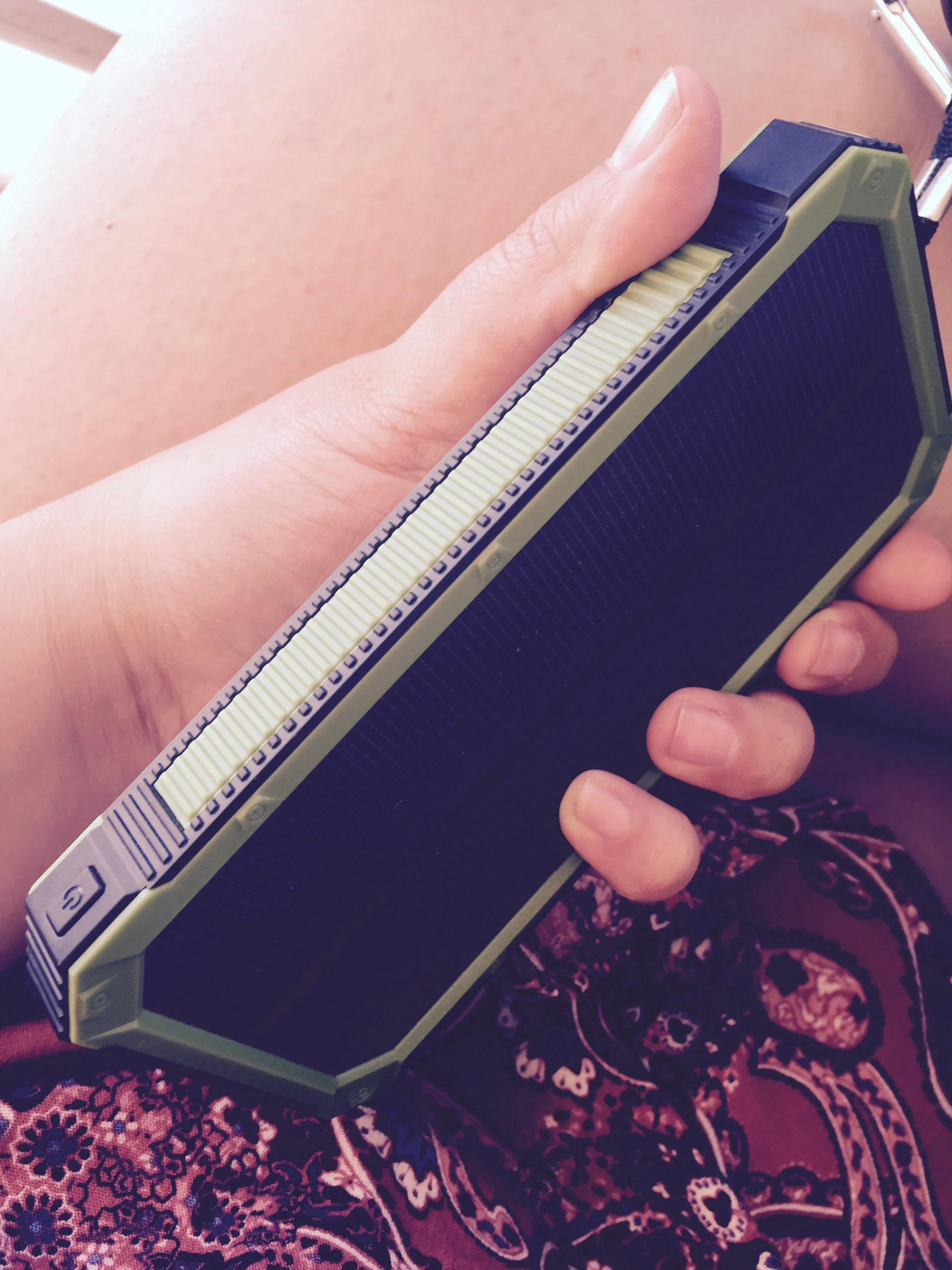 Solar powered charger, 25$ Amazon