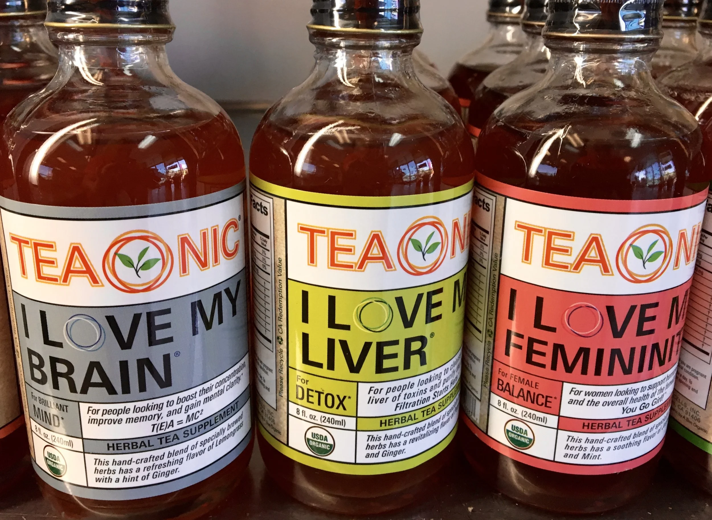 Teonic herbal supplement tea