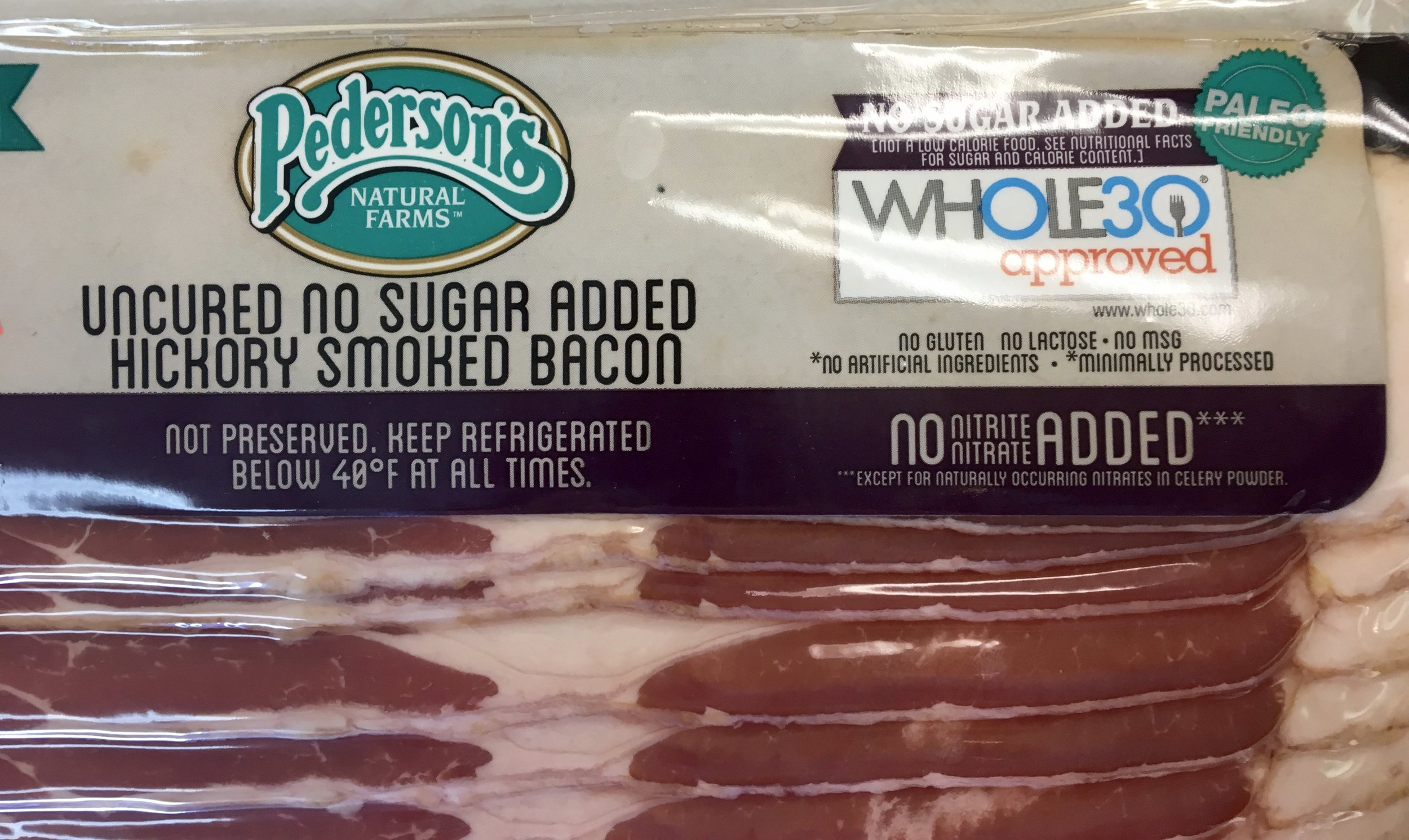 sugar free bacon / whole 30 approved! 