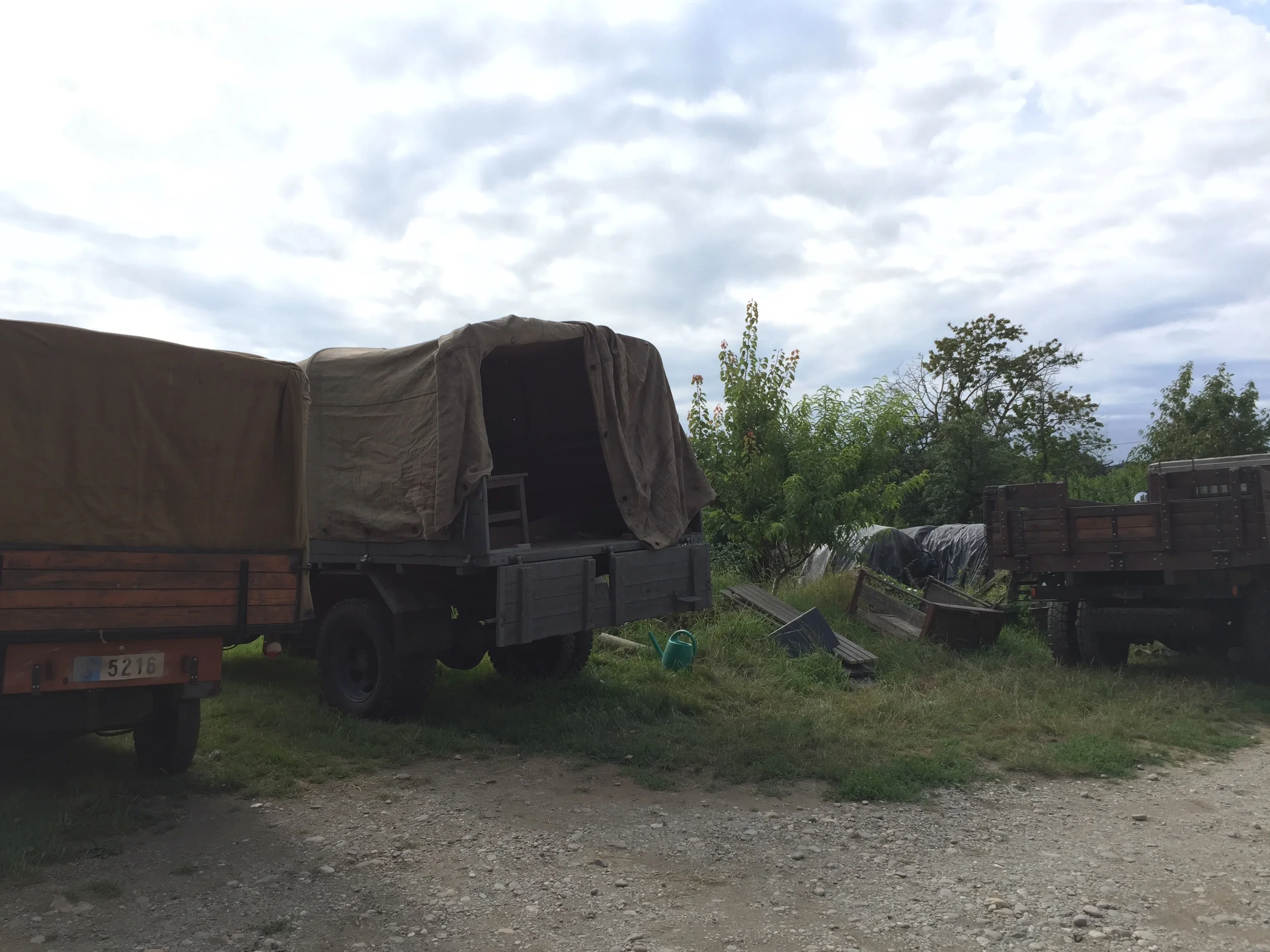 Opel Blitz and ZIS 5 rear view