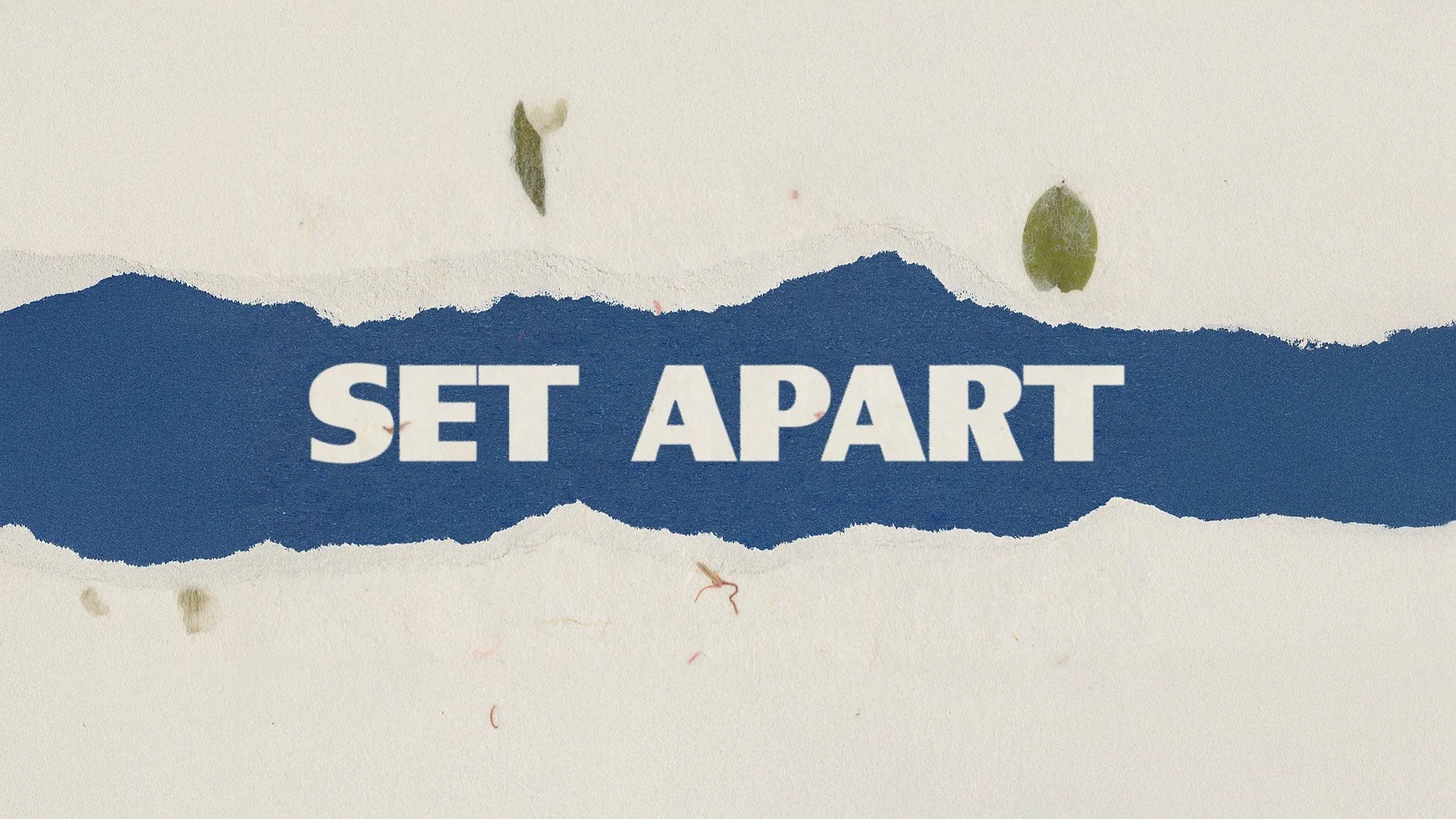 Set Apart