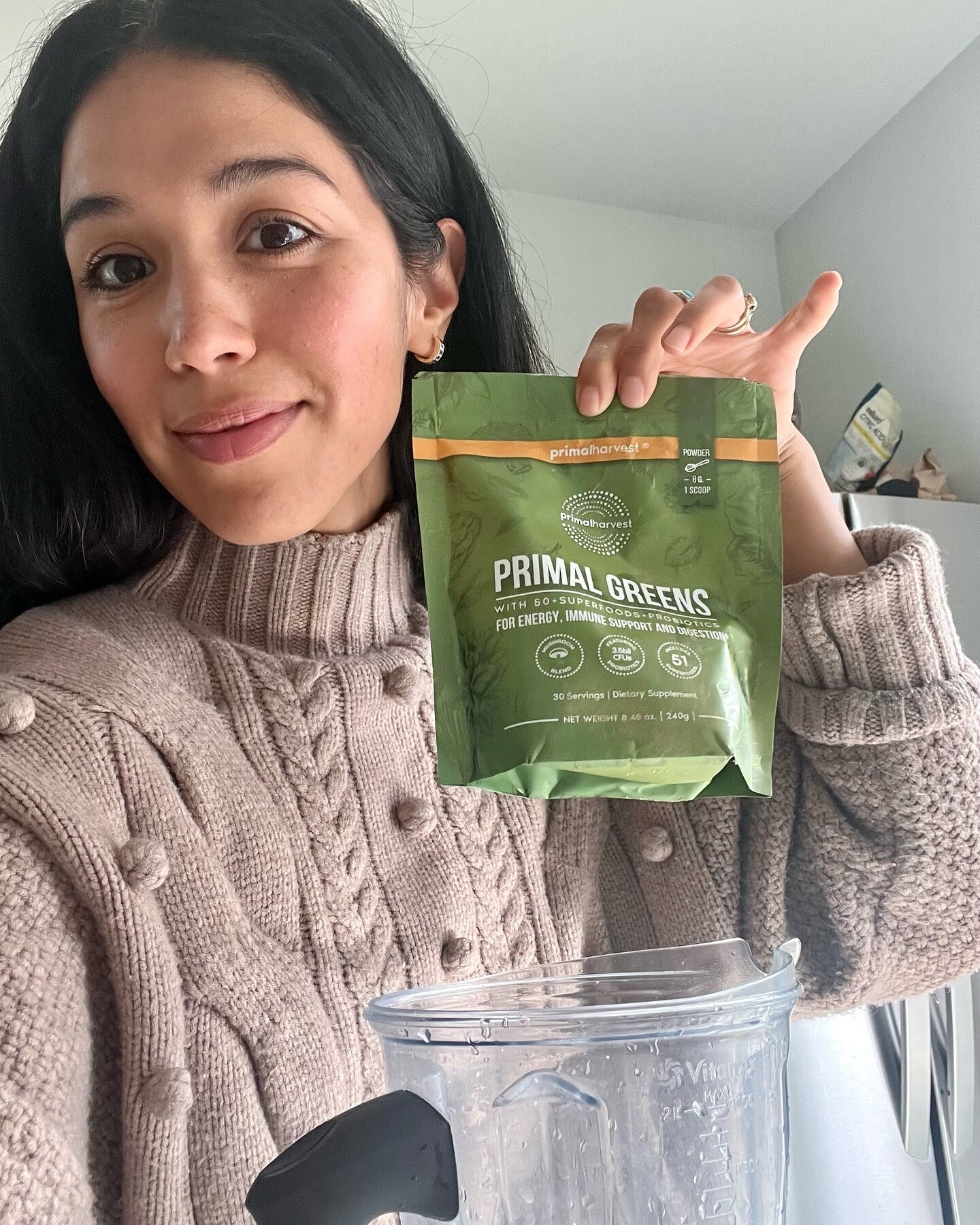 Y&rsquo;all, I&rsquo;m a creature of habit and I use this @primalharvest product in my smoothie every single day! I love that it has a mushroom blend, probiotics, and 51 superfoods! Who knew there was that many superfoods? If interested, here&rsquo;s